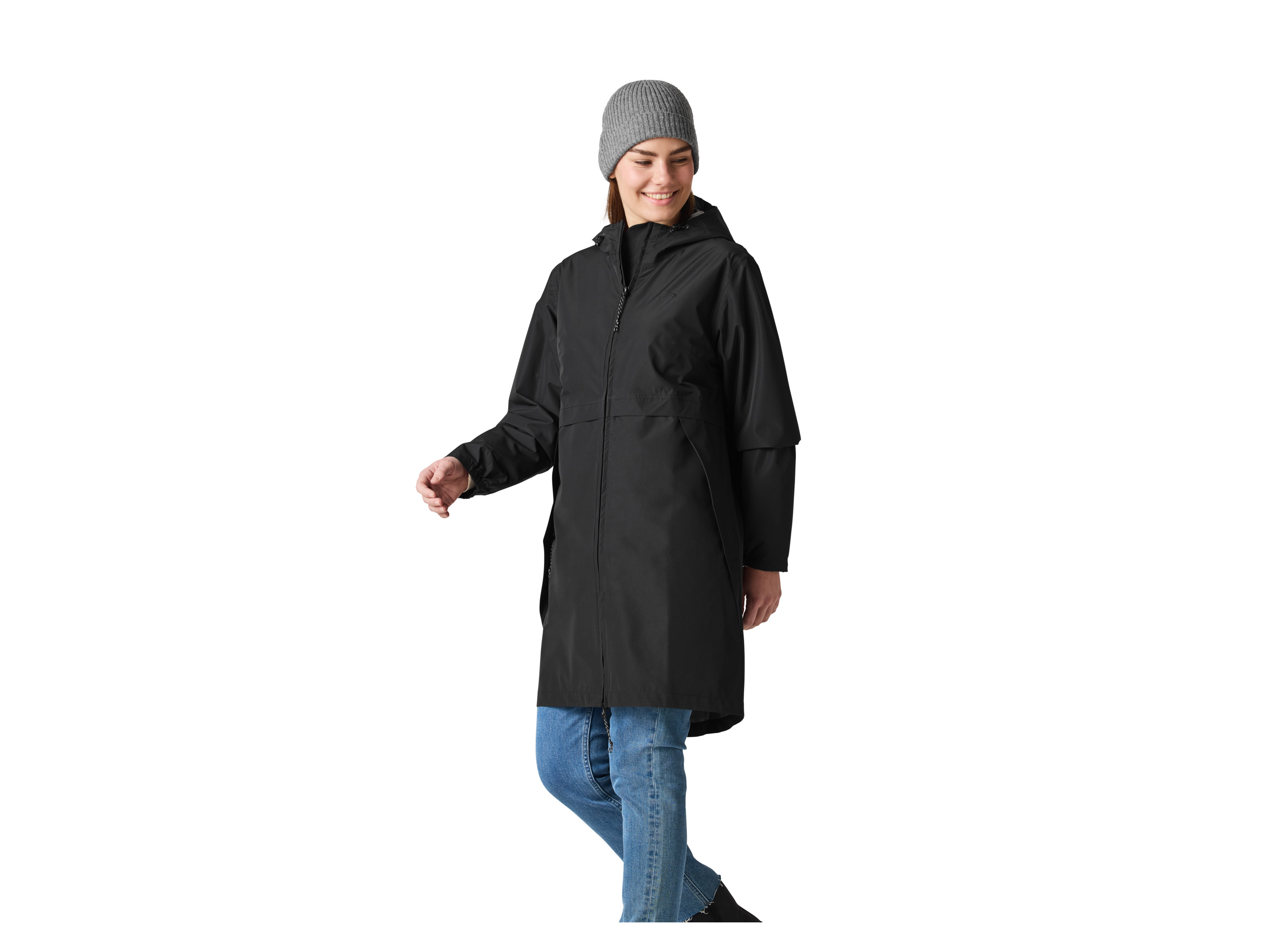 CRIVIT Damen Regenparka (Schwarz, L(44/46)) Bild 2