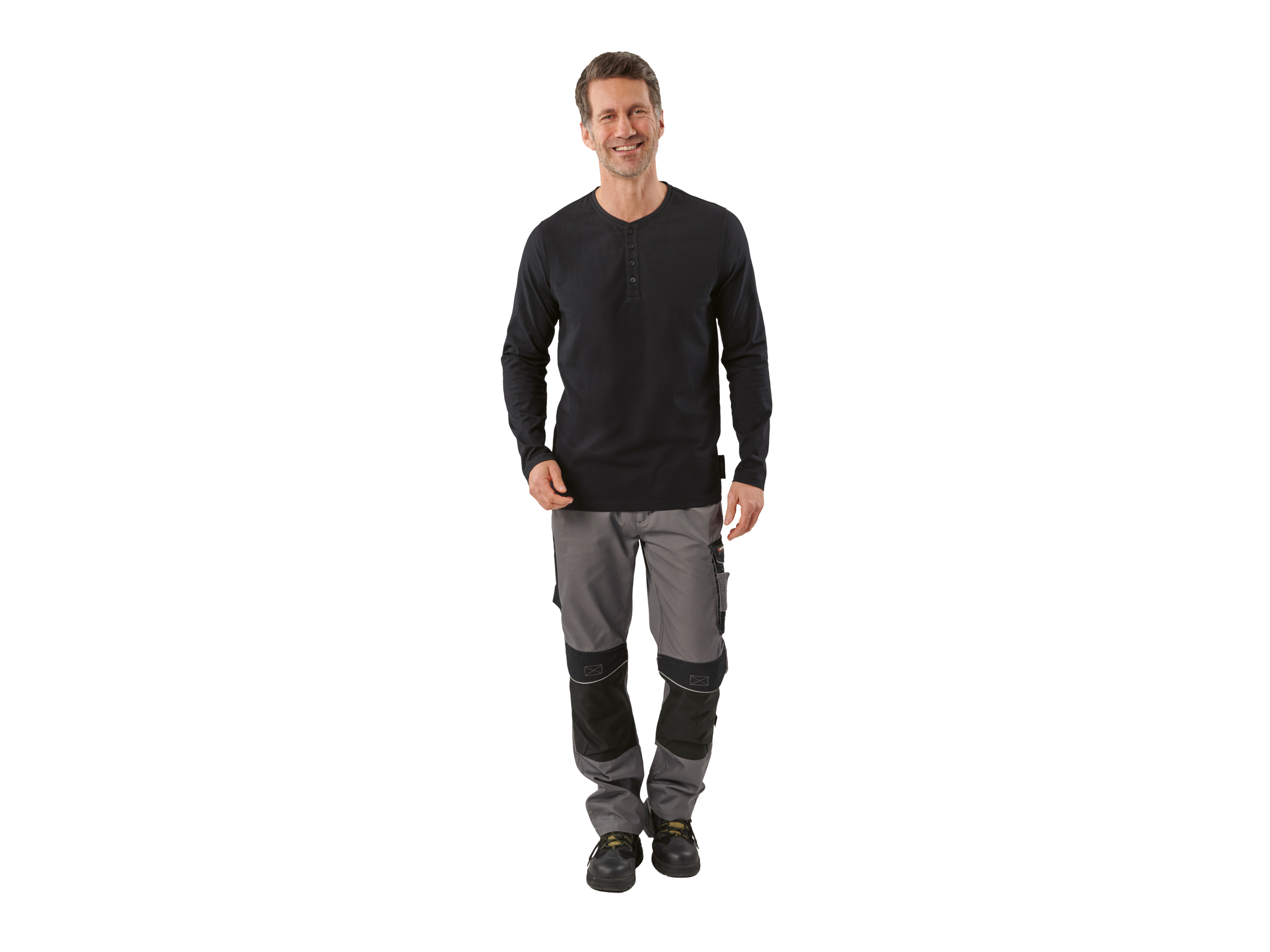 PARKSIDE® Herren Langarmshirt (Schwarz, S (44/46)) Bild 2