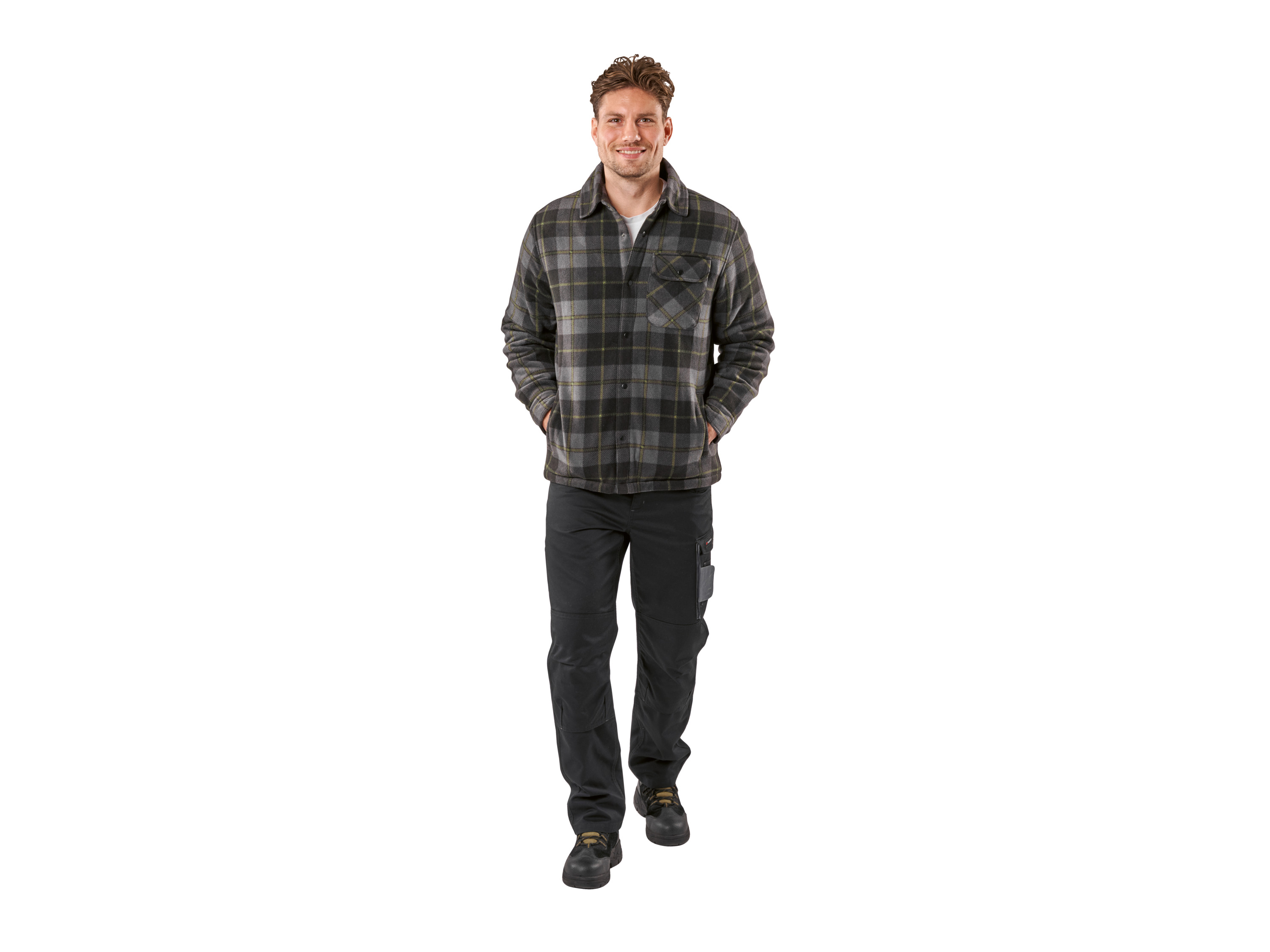 PARKSIDE® Herren Overshirt (Grau, XL (56/58)) Bild 2
