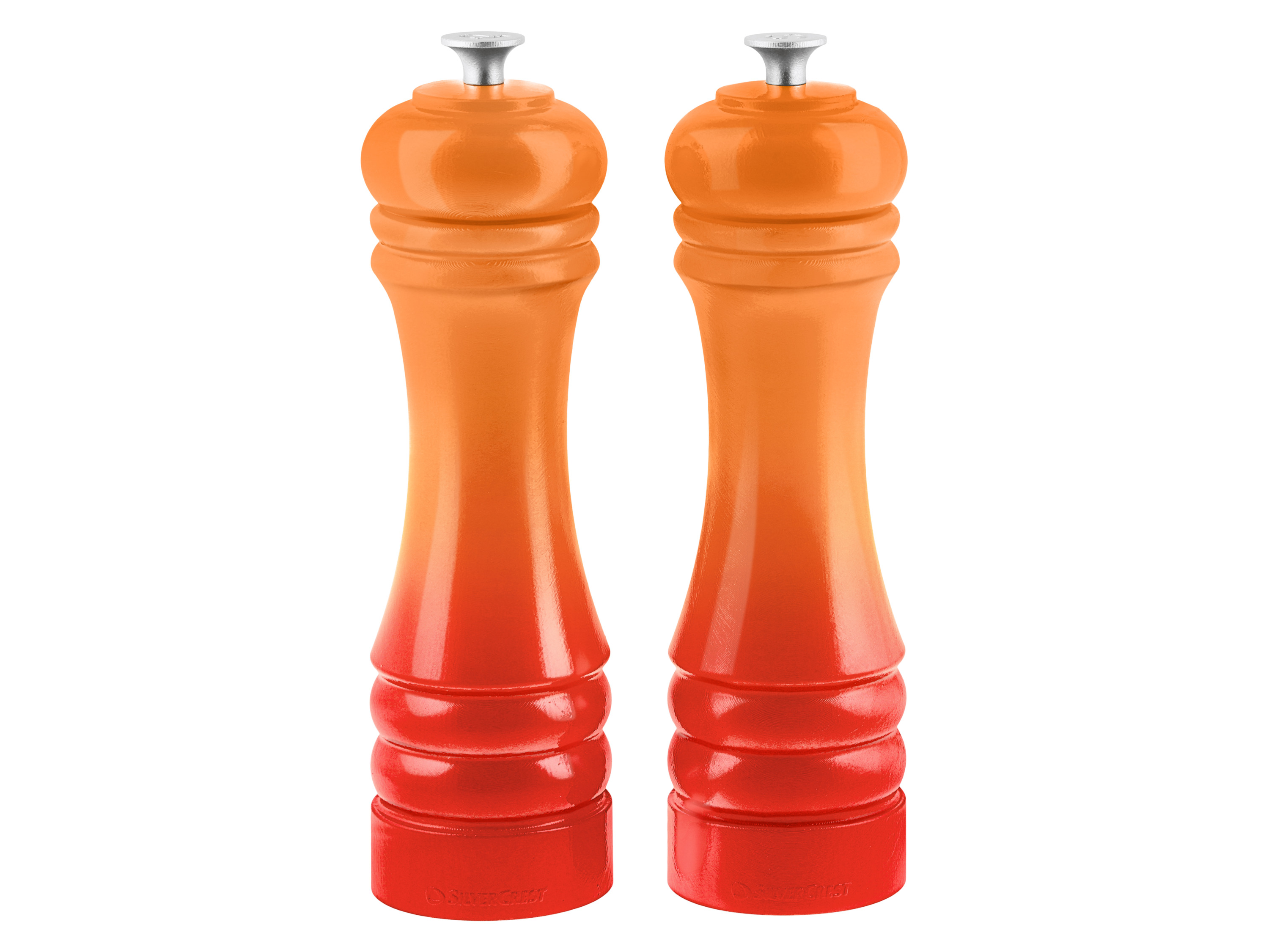 SILVERCREST® Salz- und Pfeffermühlen-Set (orange)