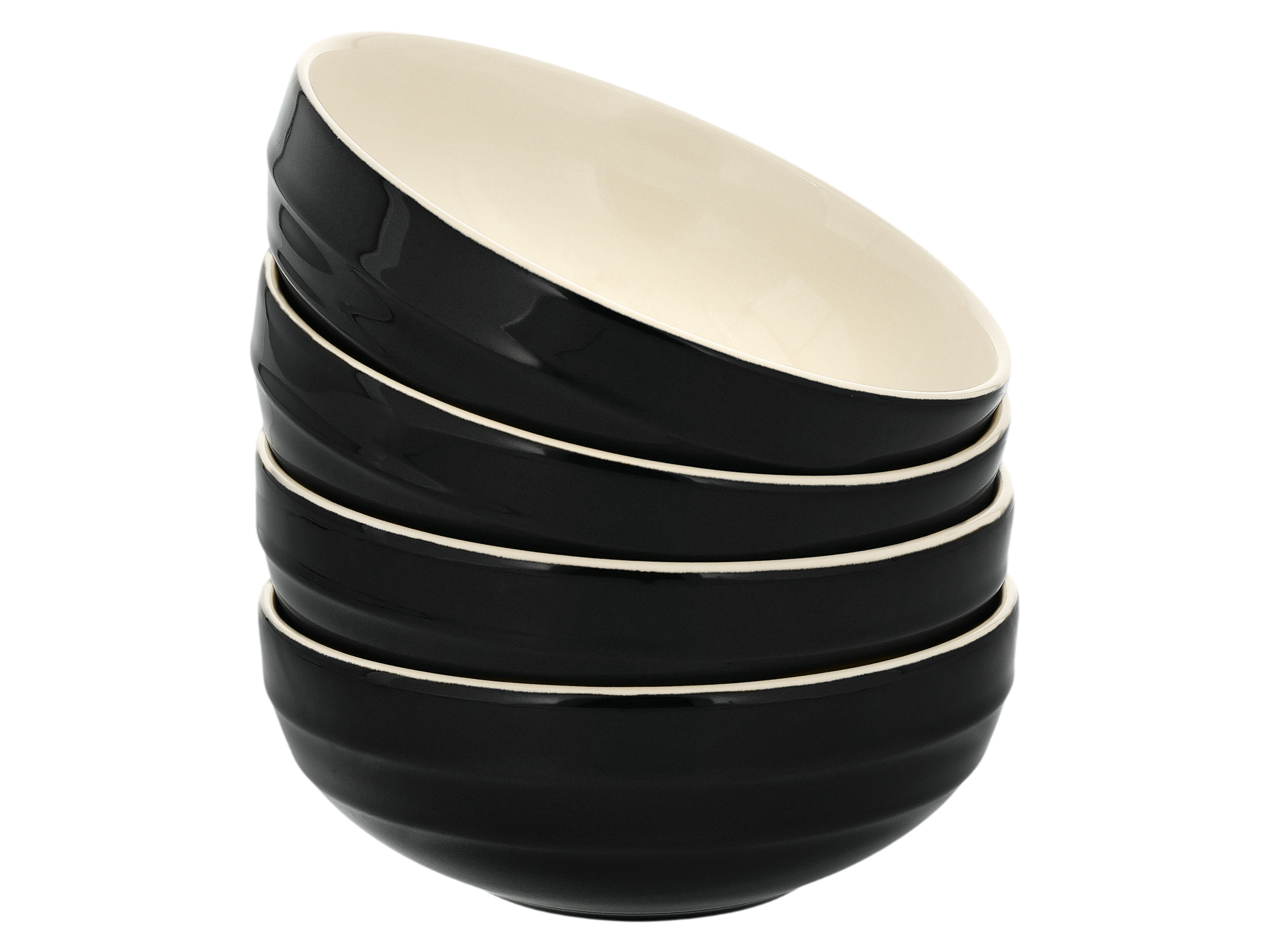 SILVERCREST® Servierschale / Snackschalen-Set (Snackschale 4er Set, Schwarz)