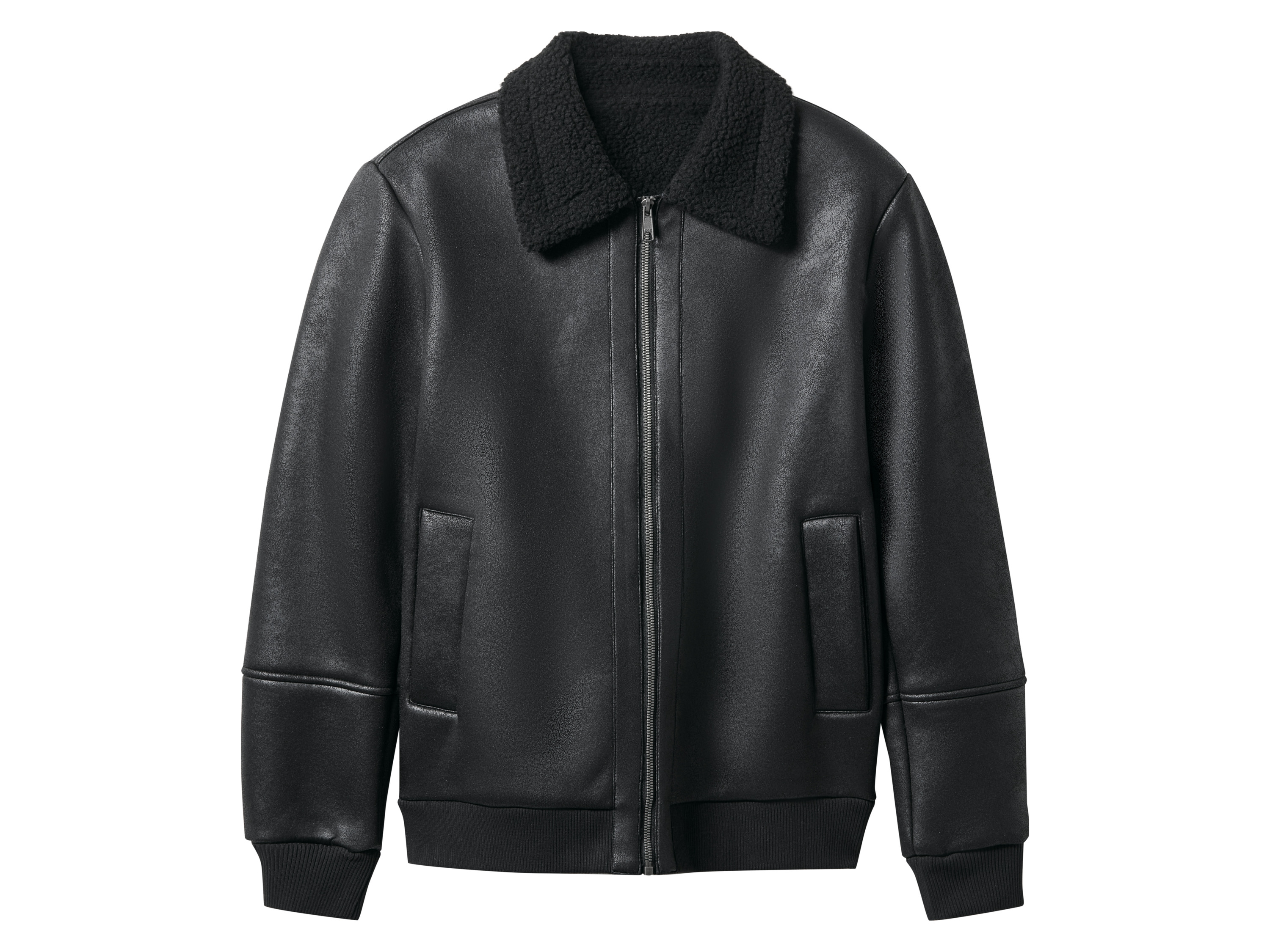 ESMARA MEN Herren Bikerjacke (Schwarz, XL (56/58)) Bild 2