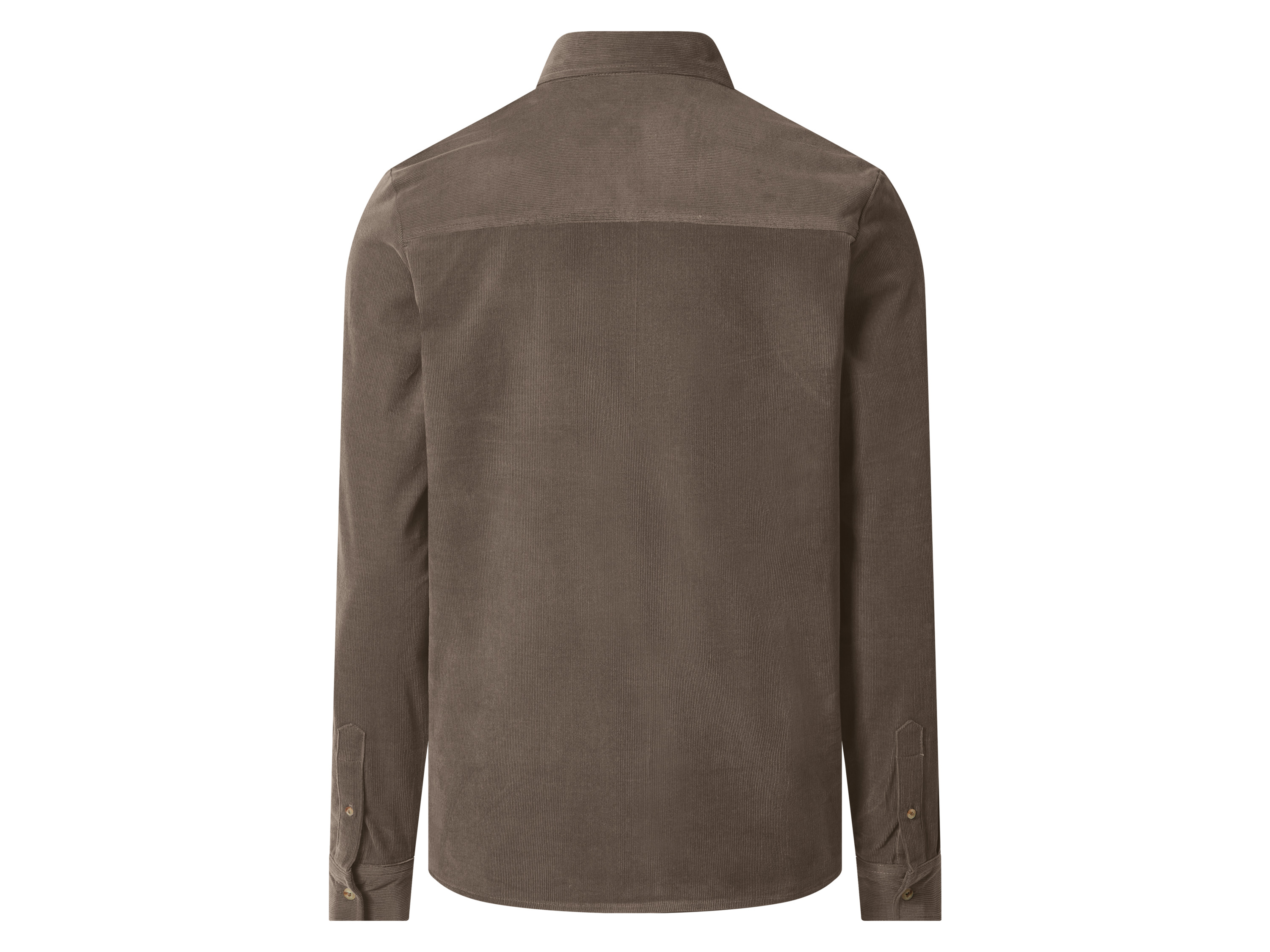 ESMARA MEN Herren Cord-Freizeithemd (Beige, L (52/54)) Bild 3