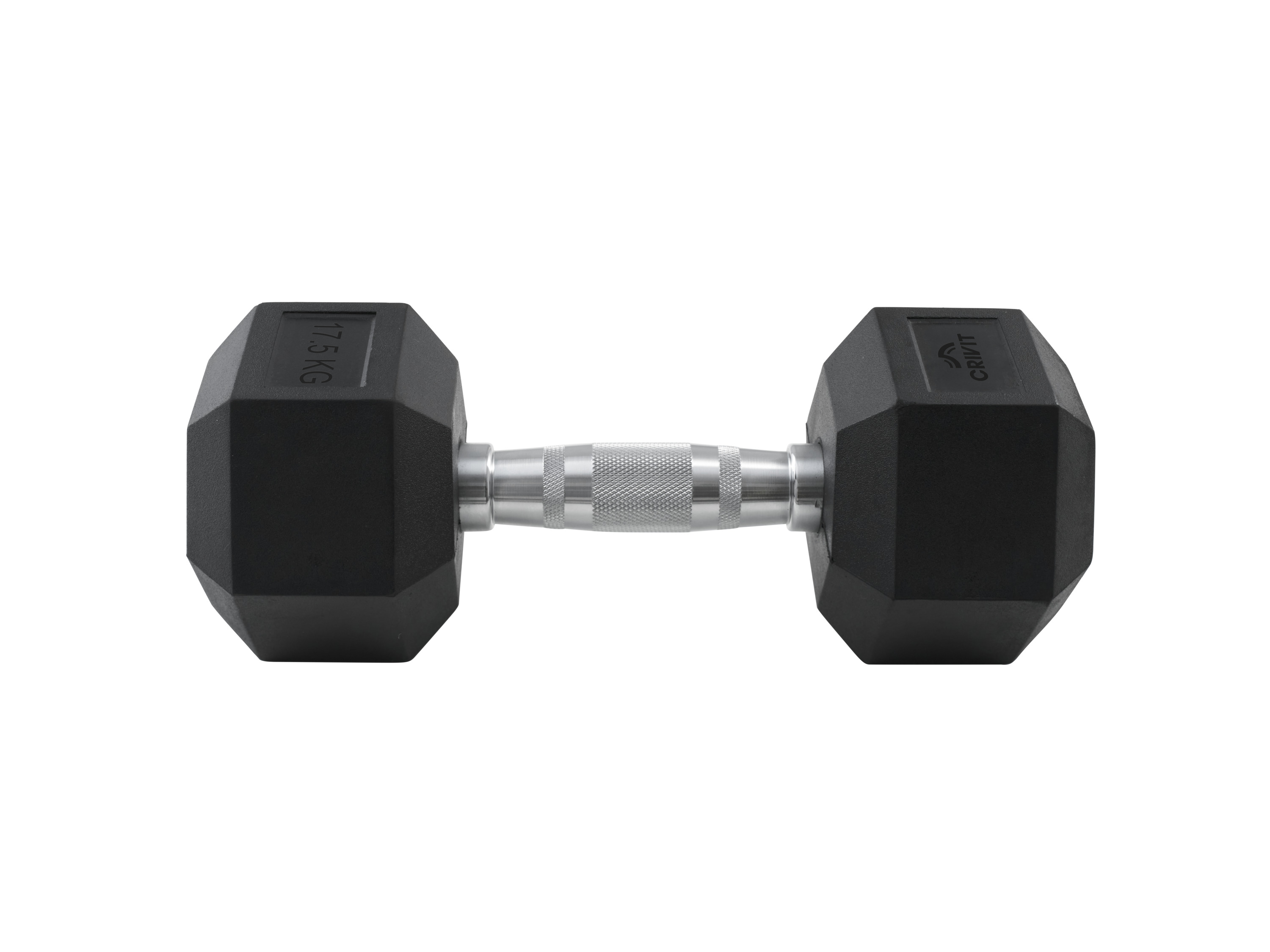 CRIVIT Hexagon-Kurzhantel, 17,5 kg