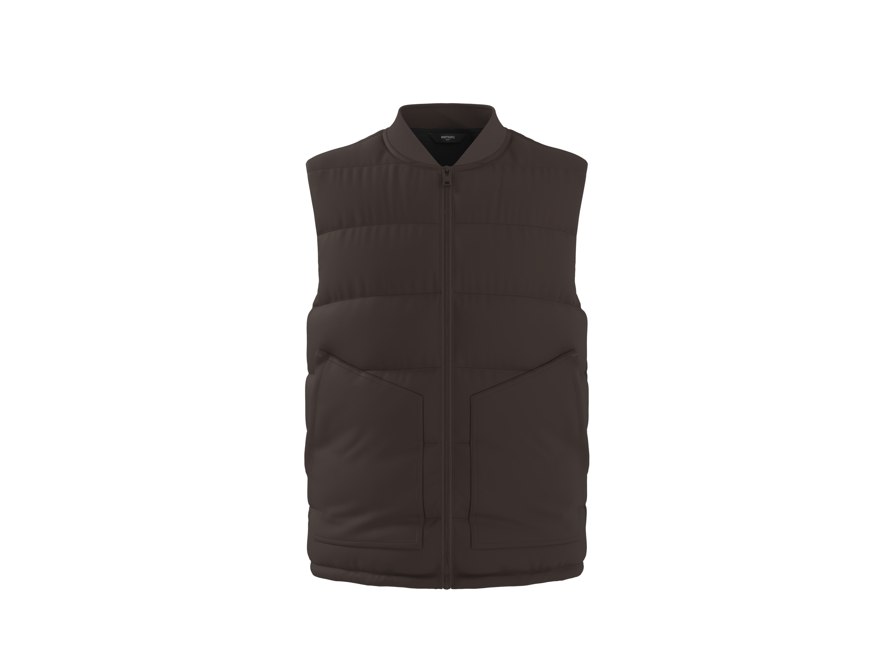 ESMARA MEN Herren Lightweight-Weste (Braun, S (44/46)) Bild 2