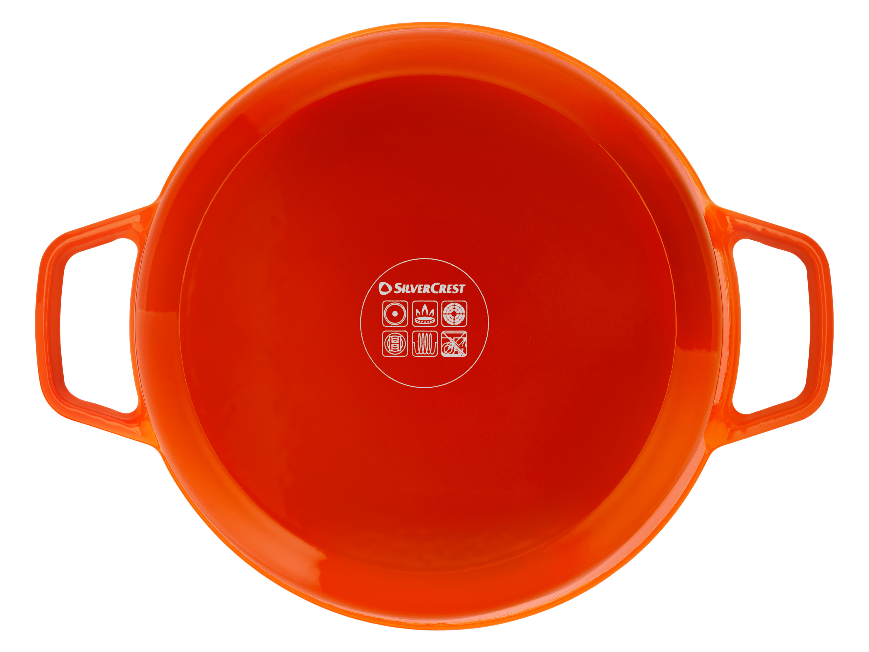 SILVERCREST® Premium Gusseisentopf, Ø 25 cm (Orange) Bild 2