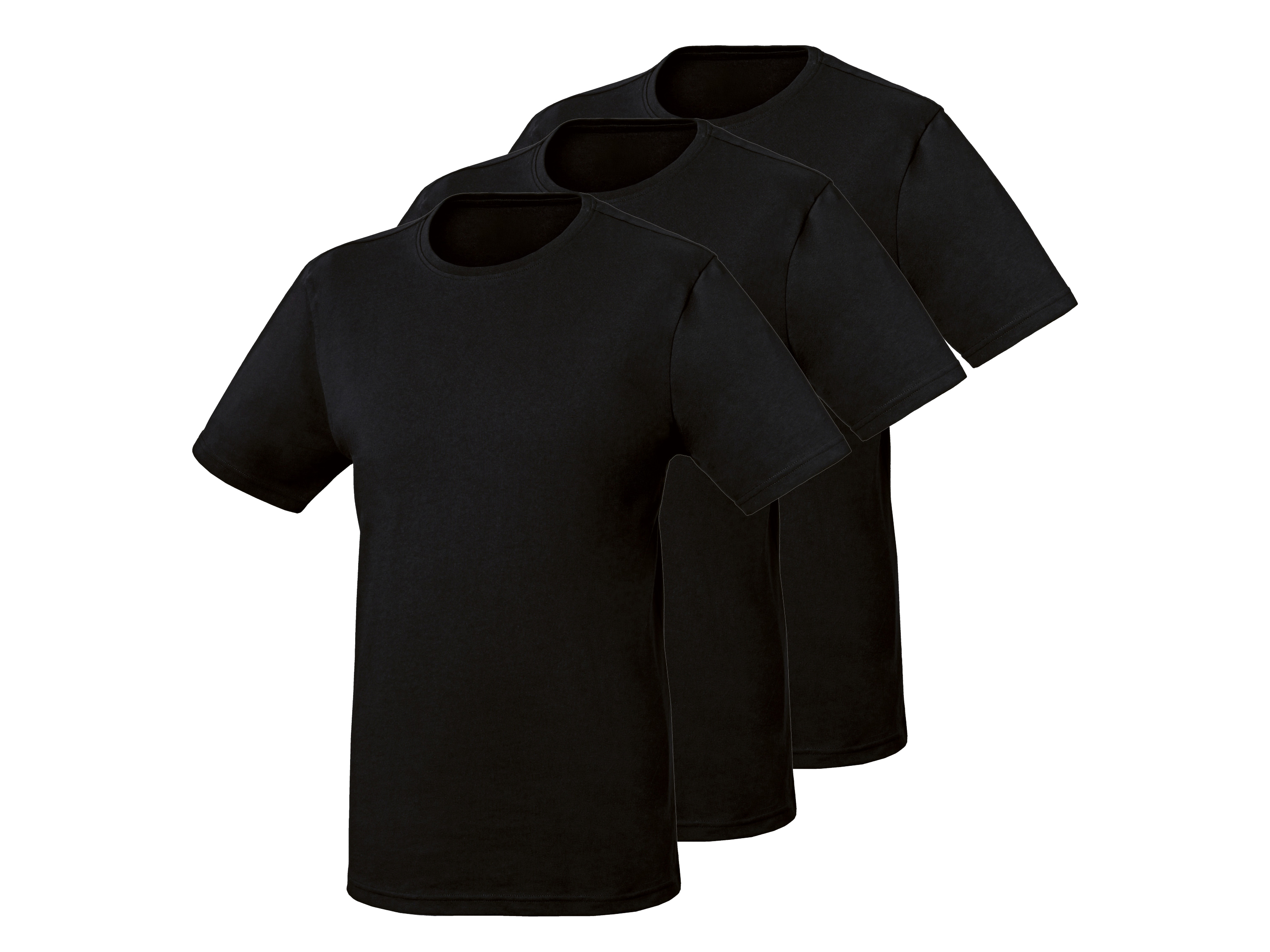 PARKSIDE® Herren T-Shirt, 3 Stück (Schwarz, S (44/46)) Bild 3