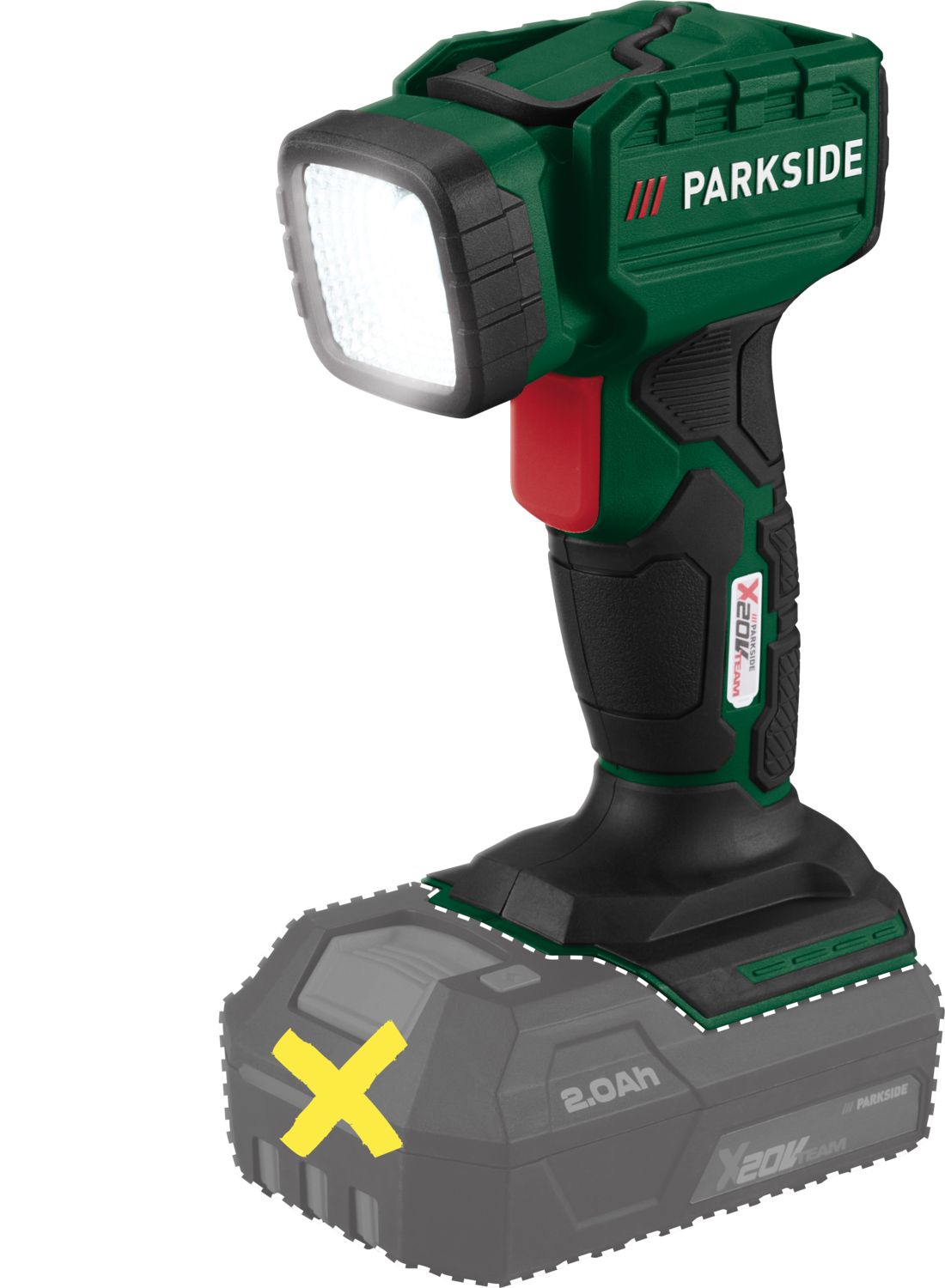 PARKSIDE® 20-Li C1(ohne Akku und Ladegerät) (20V PLHLA 20 Li A1)