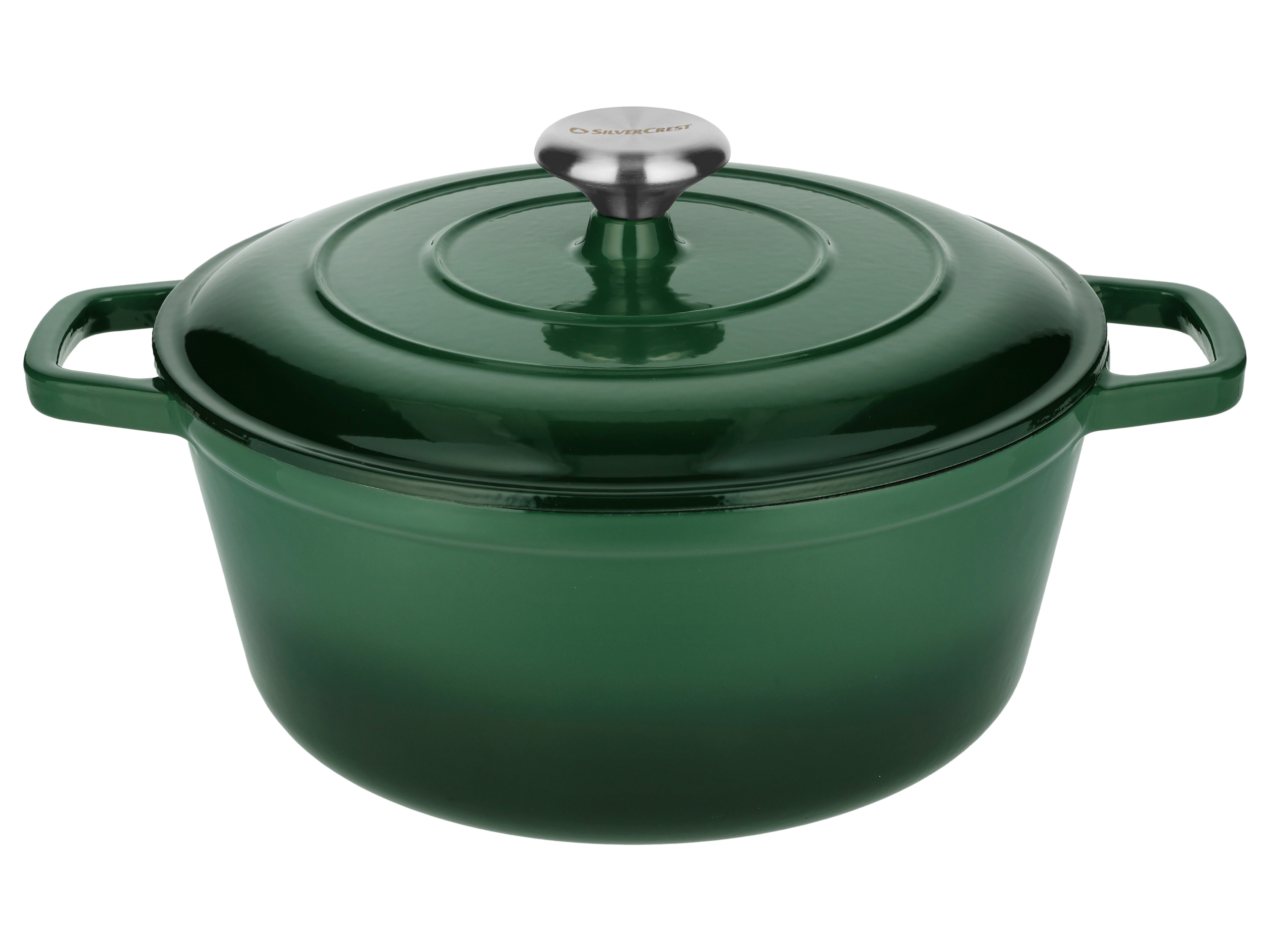 SILVERCREST® Premium Gusseisentopf (grün)
