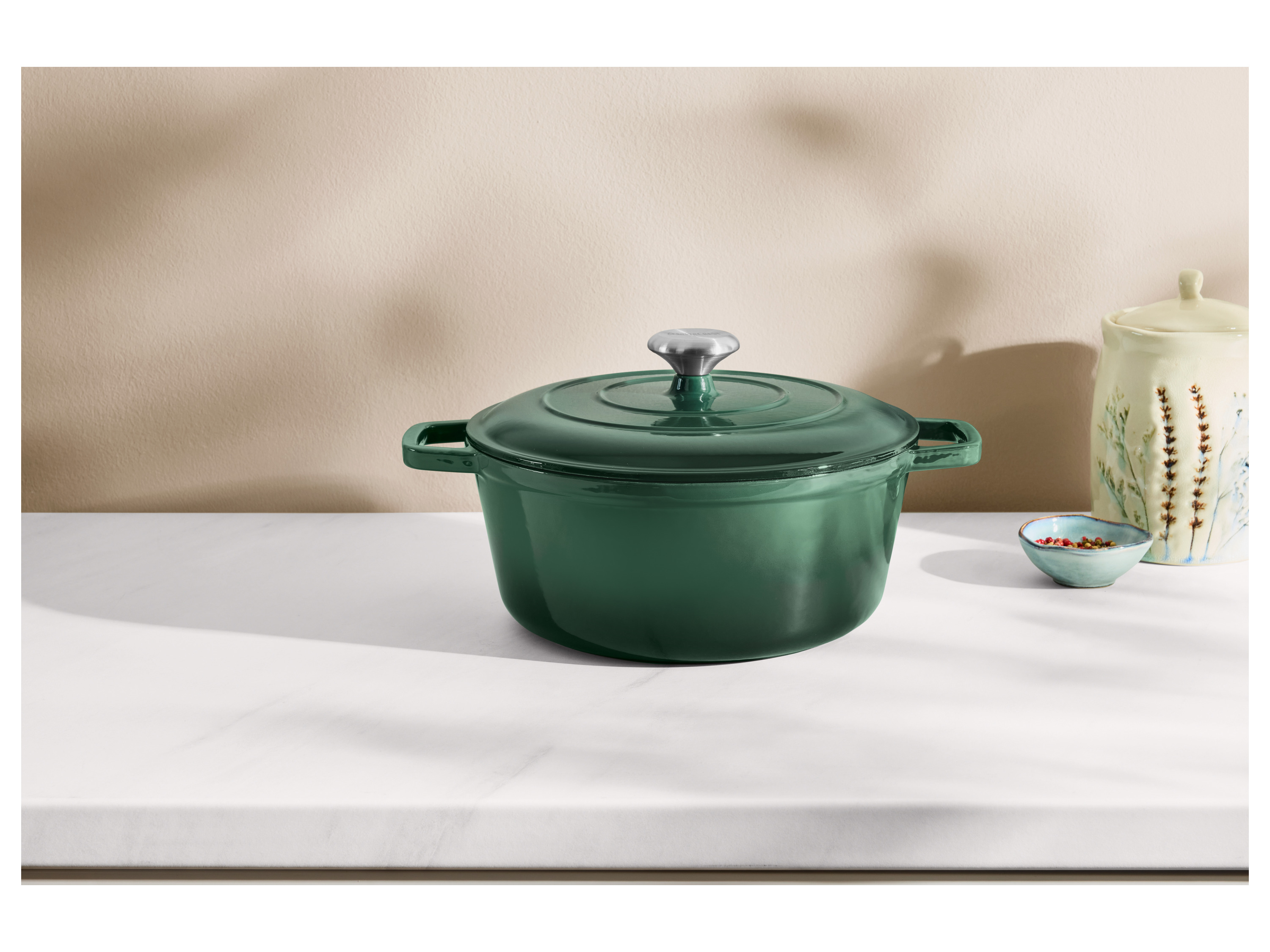 SILVERCREST® Premium Gusseisentopf (grün) Bild 3