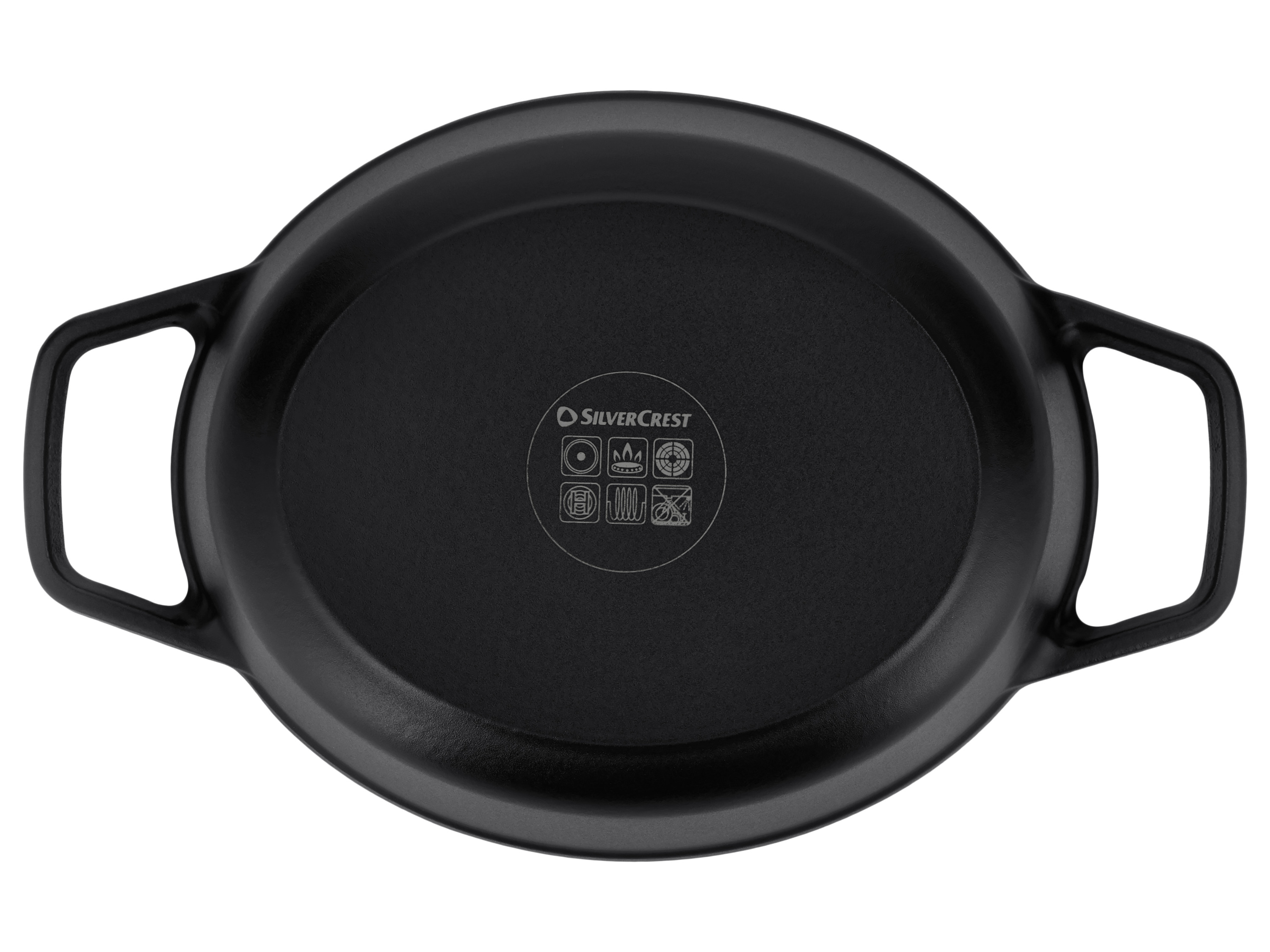 SILVERCREST® Premium Gusseisenbräter, Ø 24 cm (Schwarz) Bild 2