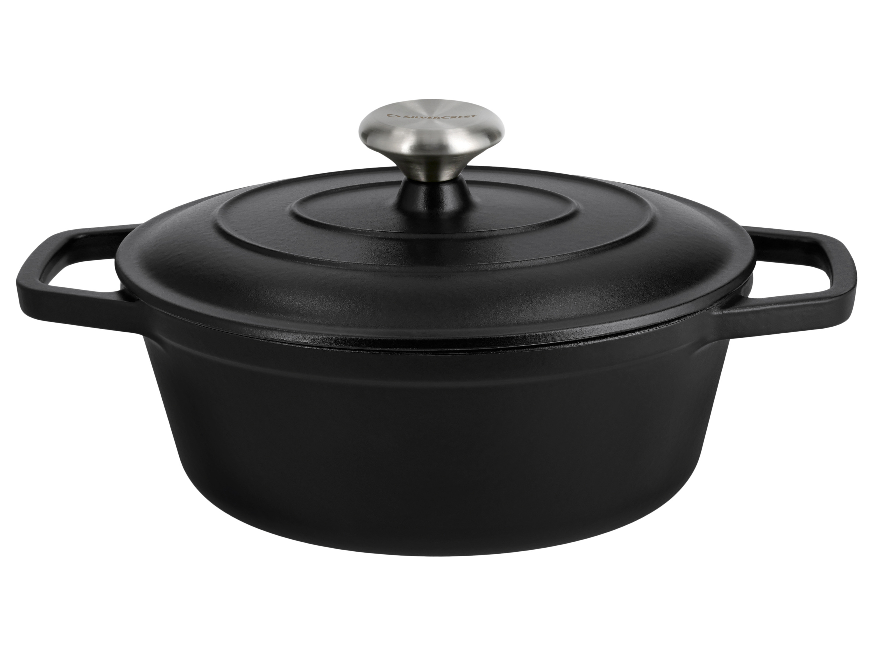 SILVERCREST® Premium Gusseisenbräter, Ø 24 cm (Schwarz) Bild 4