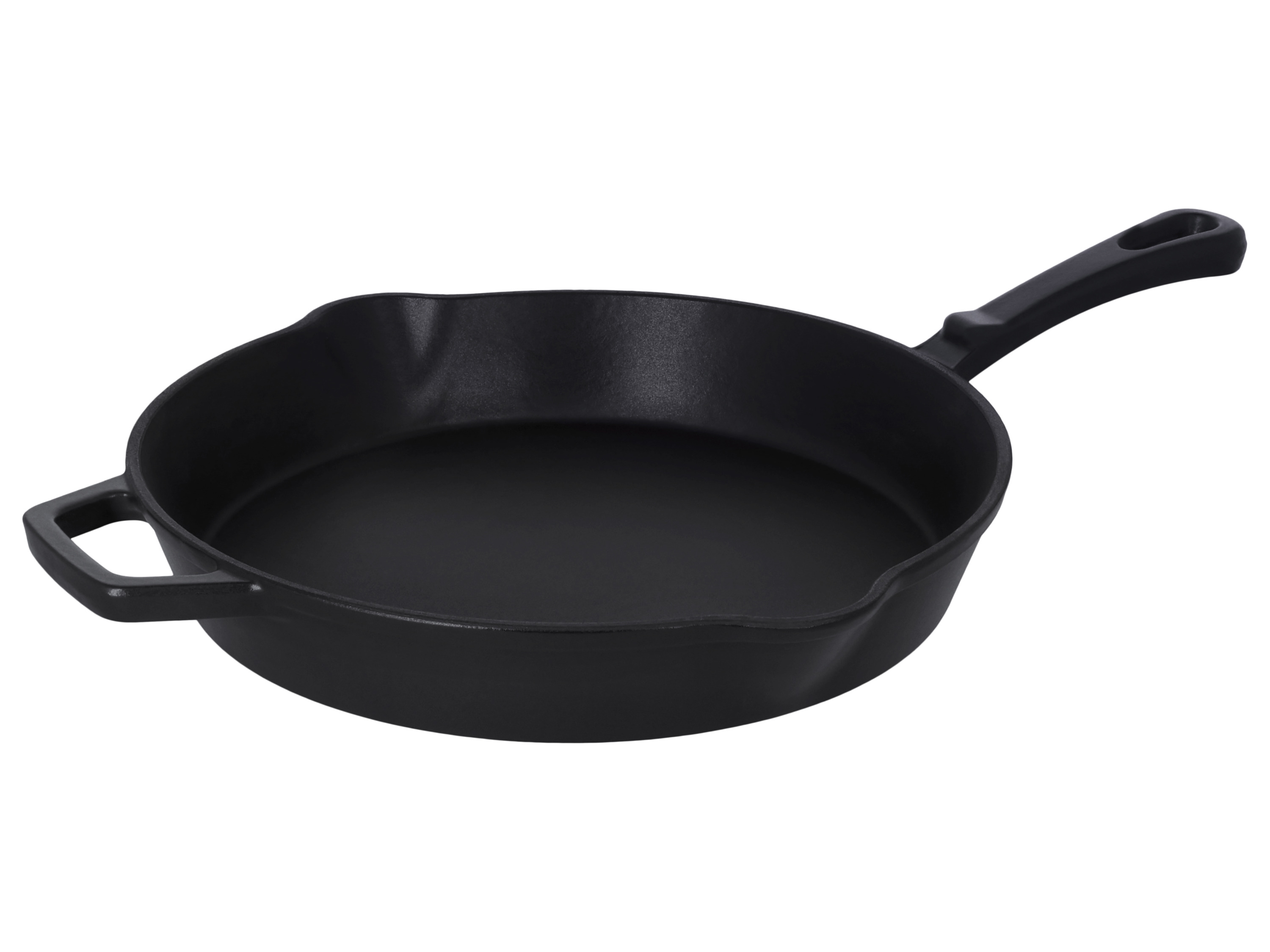 SILVERCREST® Premium-Gusseisenpfanne, Ø 30 cm (Schwarz)