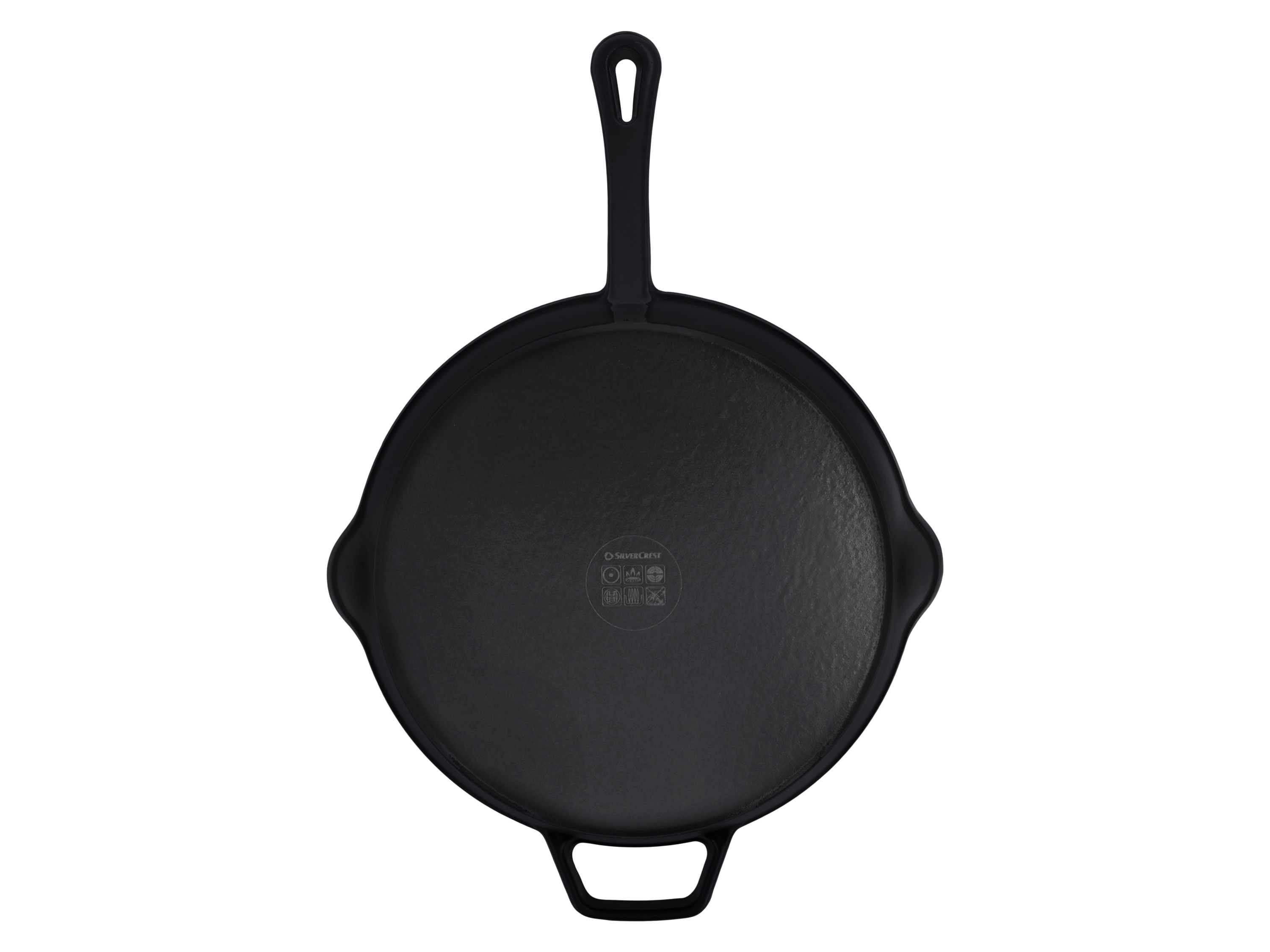 SILVERCREST® Premium-Gusseisenpfanne, Ø 30 cm (Schwarz) Bild 4