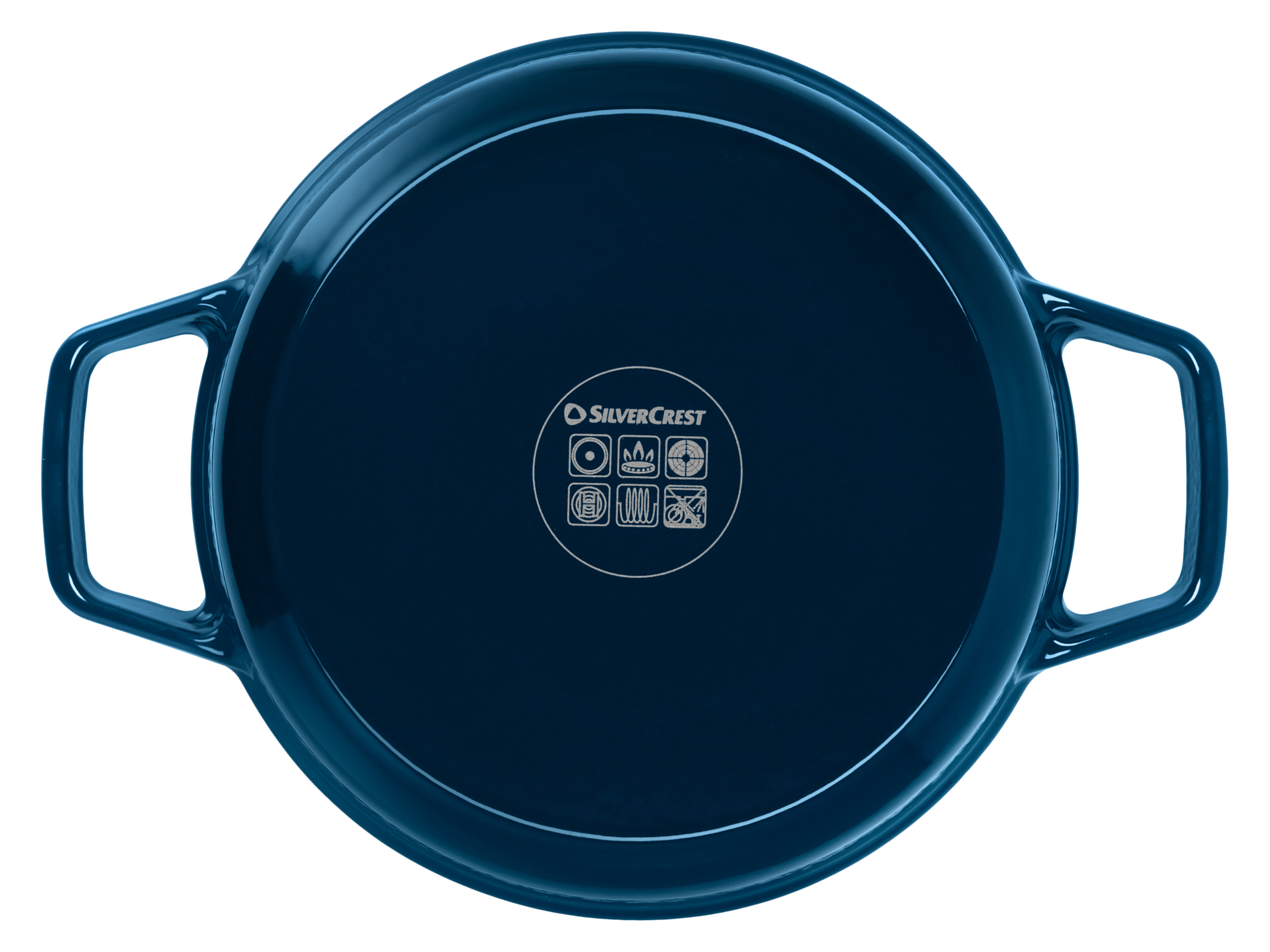 SILVERCREST® Premium-Gusseisentopf-Set, 1,9 l / 2,9 l / 4,2 l (Dunkelblau) Bild 3