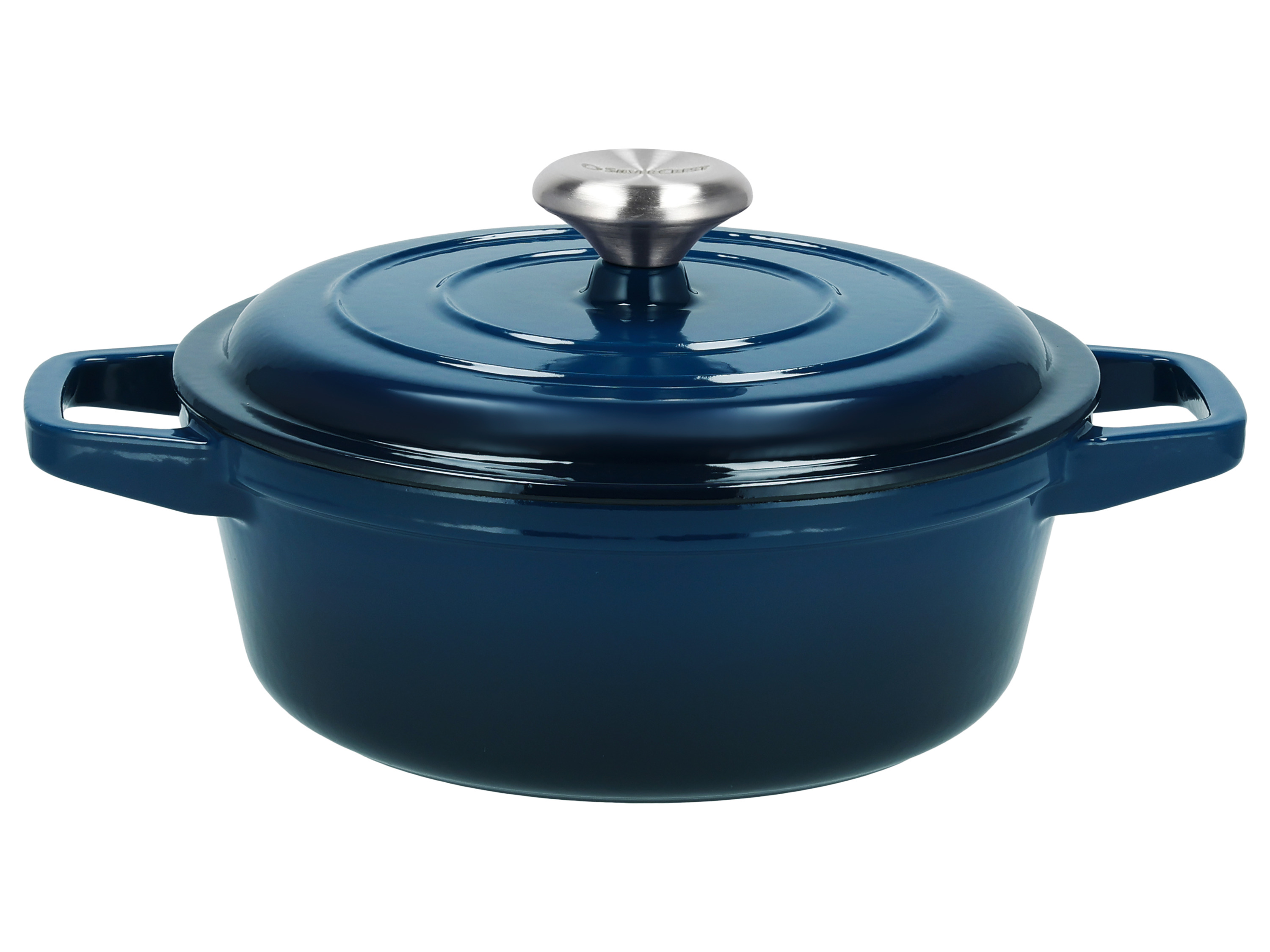 SILVERCREST® Premium-Gusseisentopf-Set, 1,9 l / 2,9 l / 4,2 l (Dunkelblau) Bild 4