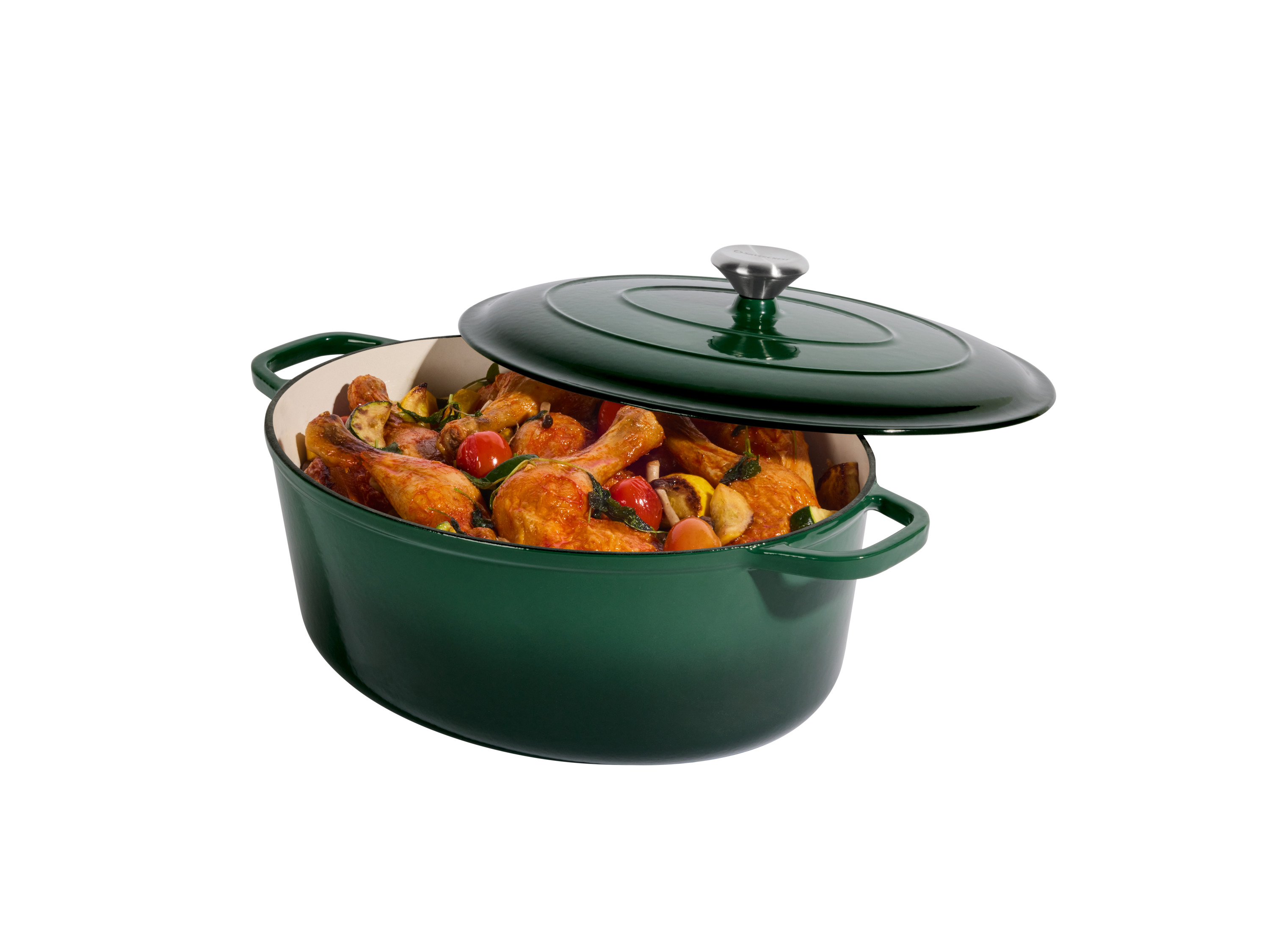SILVERCREST® Premium-Gusseisenbräter, ca. 7,1 l (grün)
