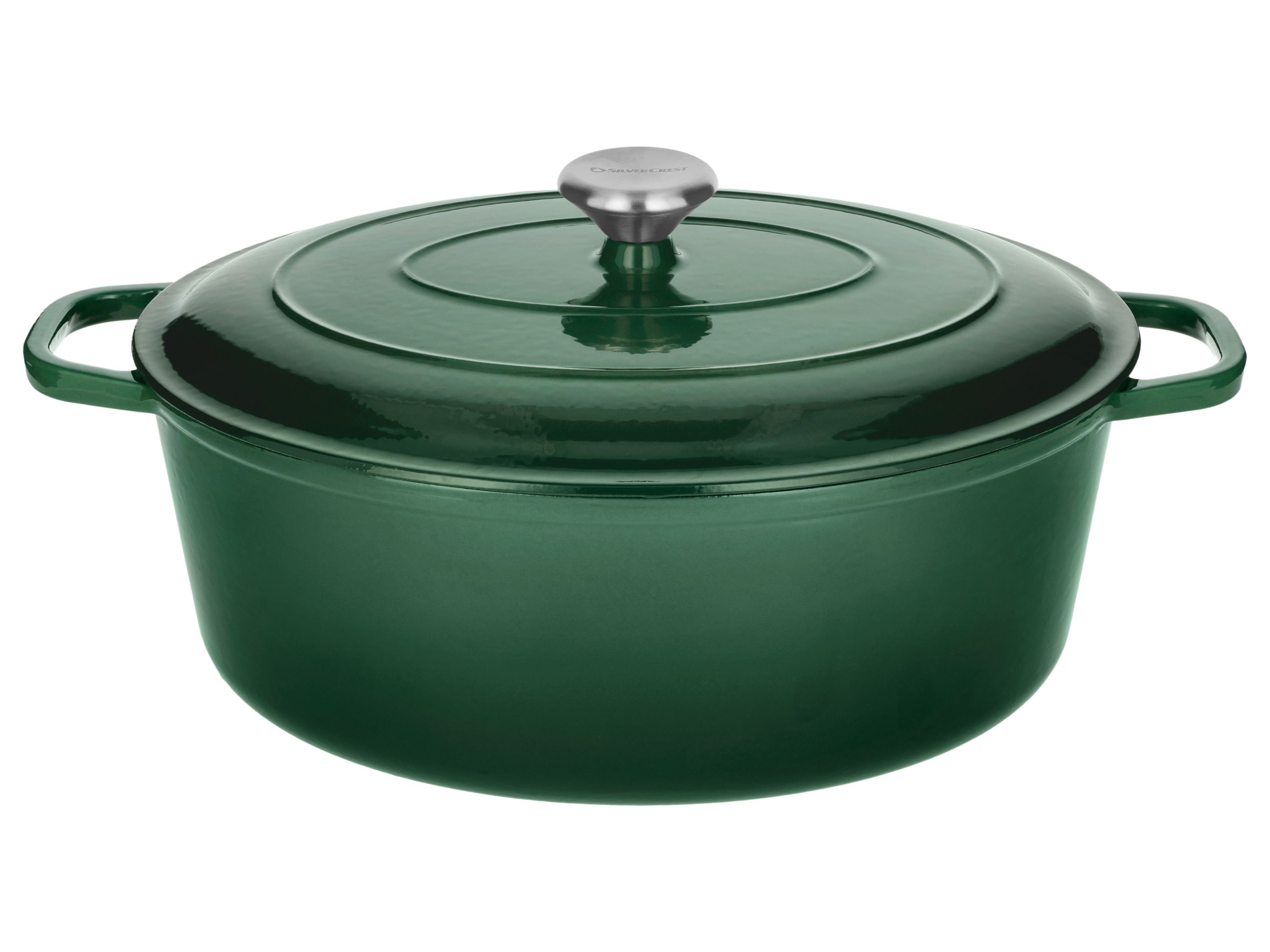 SILVERCREST® Premium-Gusseisenbräter, ca. 7,1 l (grün) Bild 2