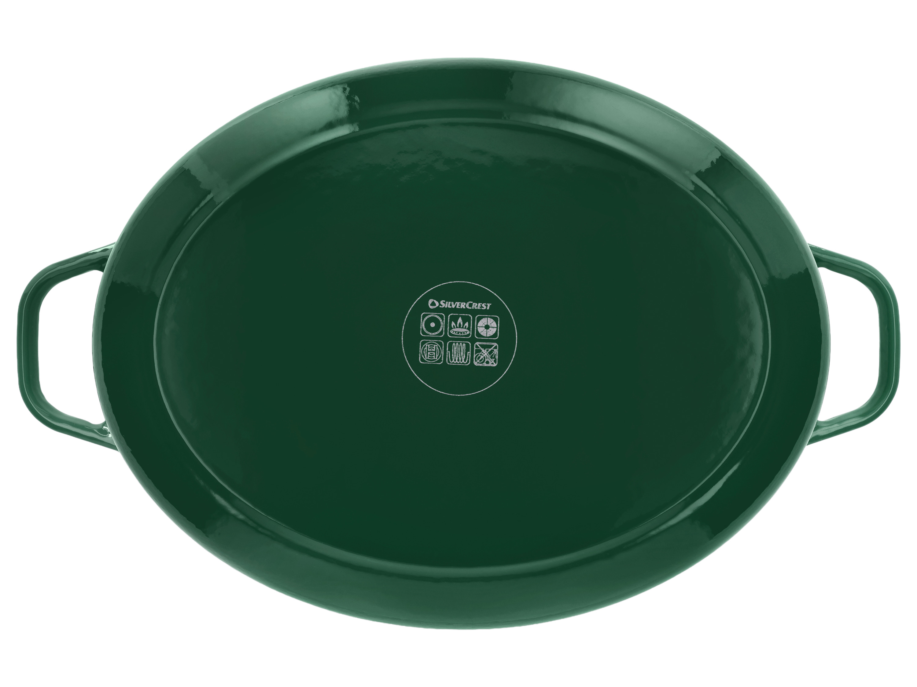 SILVERCREST® Premium-Gusseisenbräter, ca. 7,1 l (grün) Bild 3