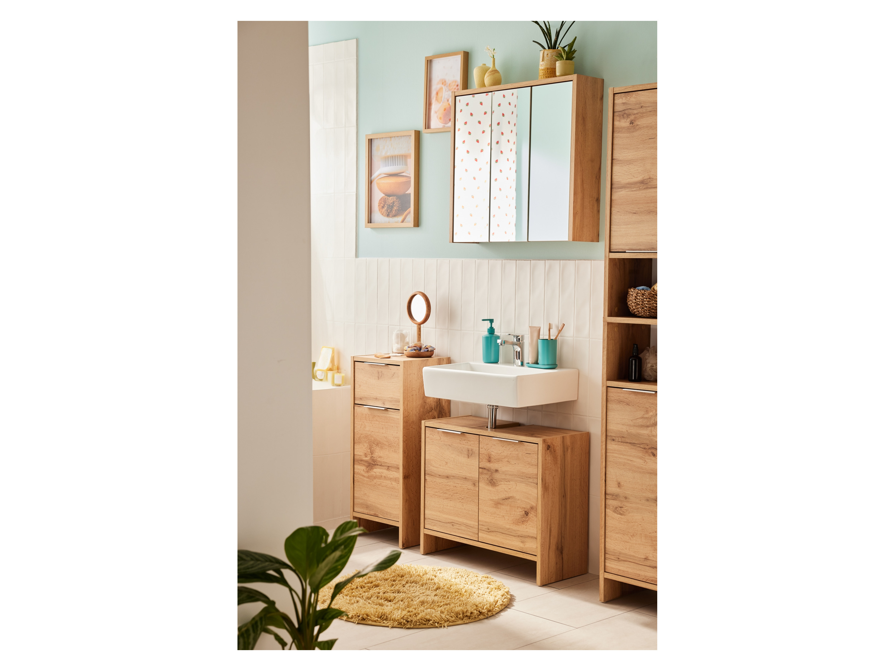 LIVARNO HOME Seitenschrank »Verona« in hochwertiger Wotan-Eiche-Nachbildung Bild 4