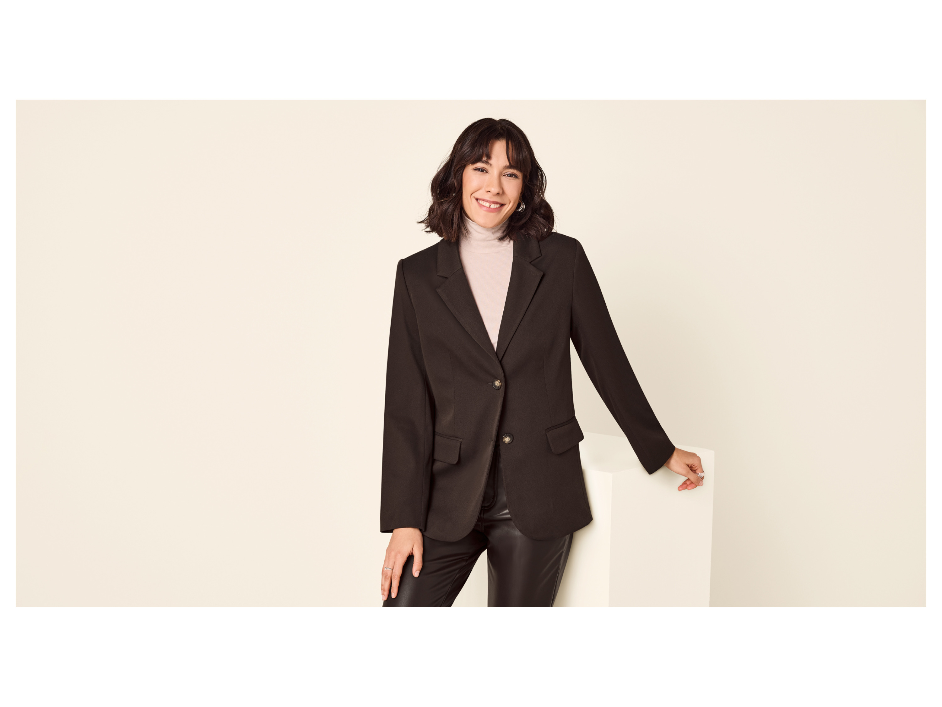 ESMARA® Damen Blazer (Braun, 40) Bild 3