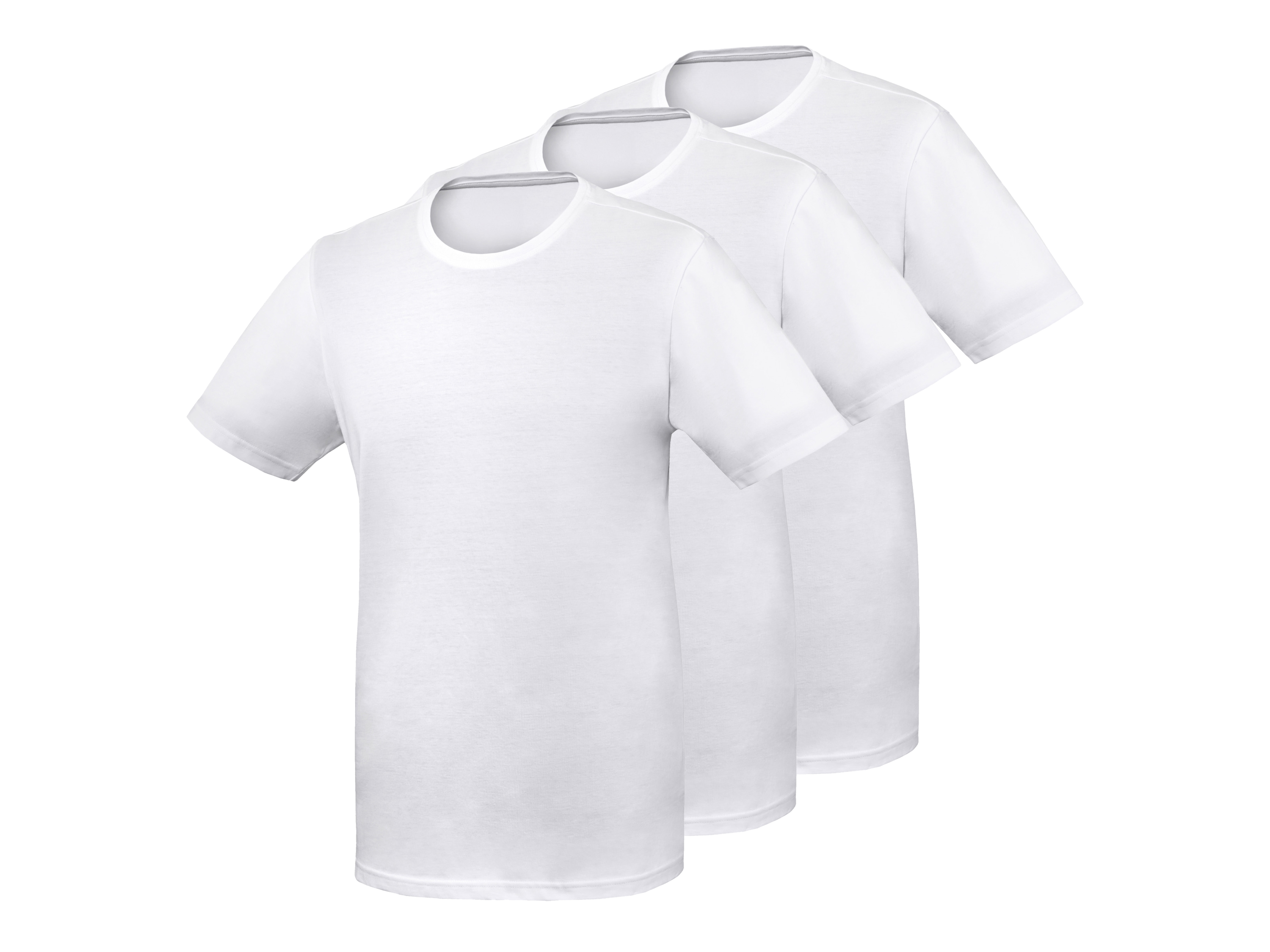 PARKSIDE® Herren T-Shirt, 3 Stück (weiß, XL (56/58)) Bild 3
