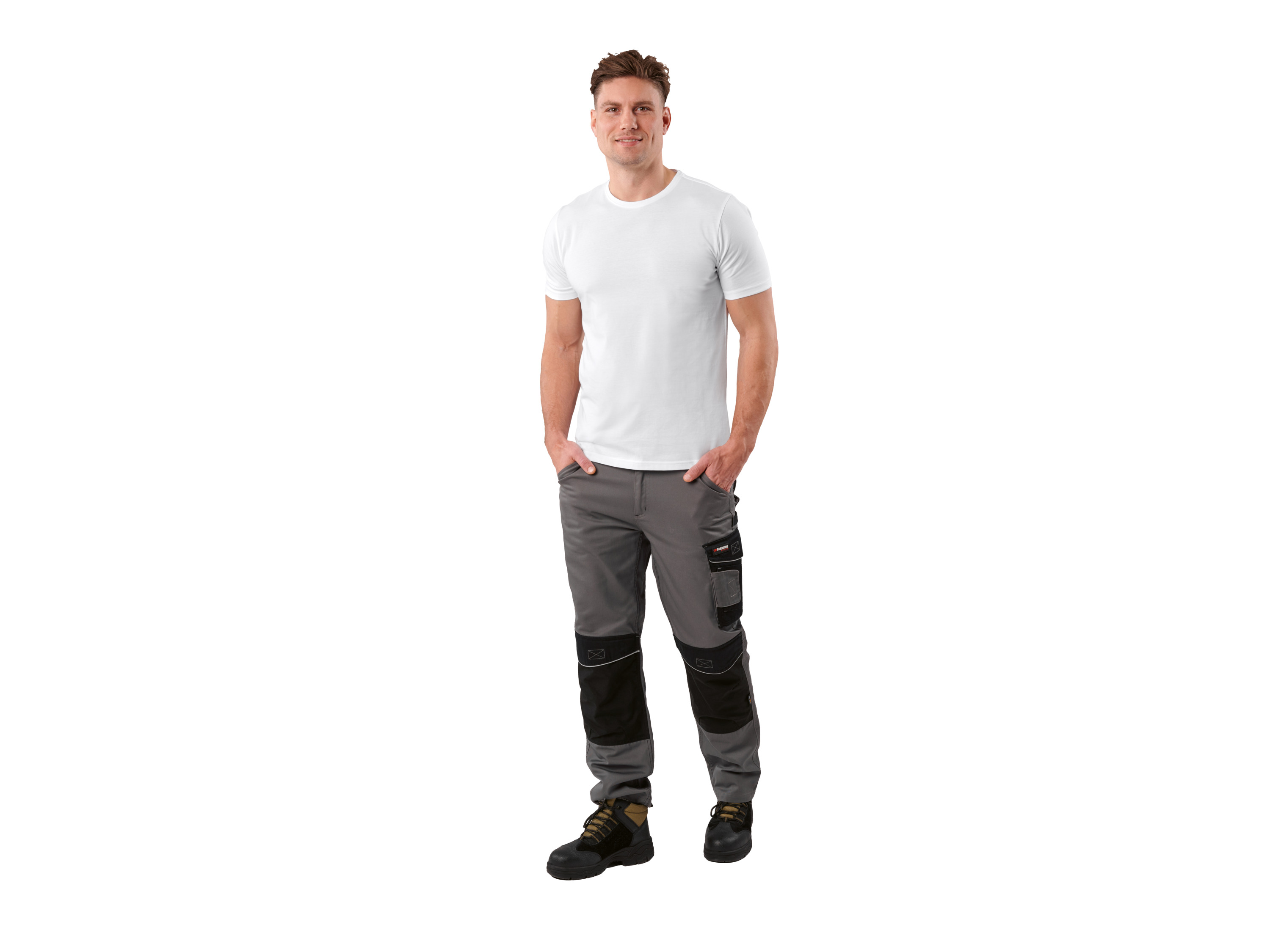PARKSIDE® Herren T-Shirt, 3 Stück (weiß, XL (56/58)) Bild 4