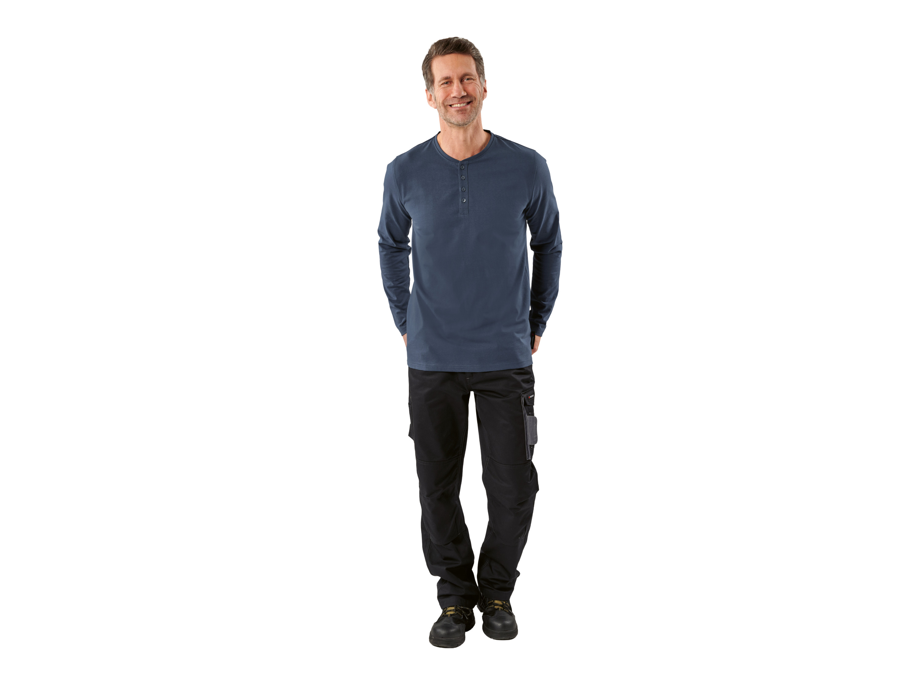 PARKSIDE® Herren Langarmshirt (Navy, L (52/54)) Bild 2