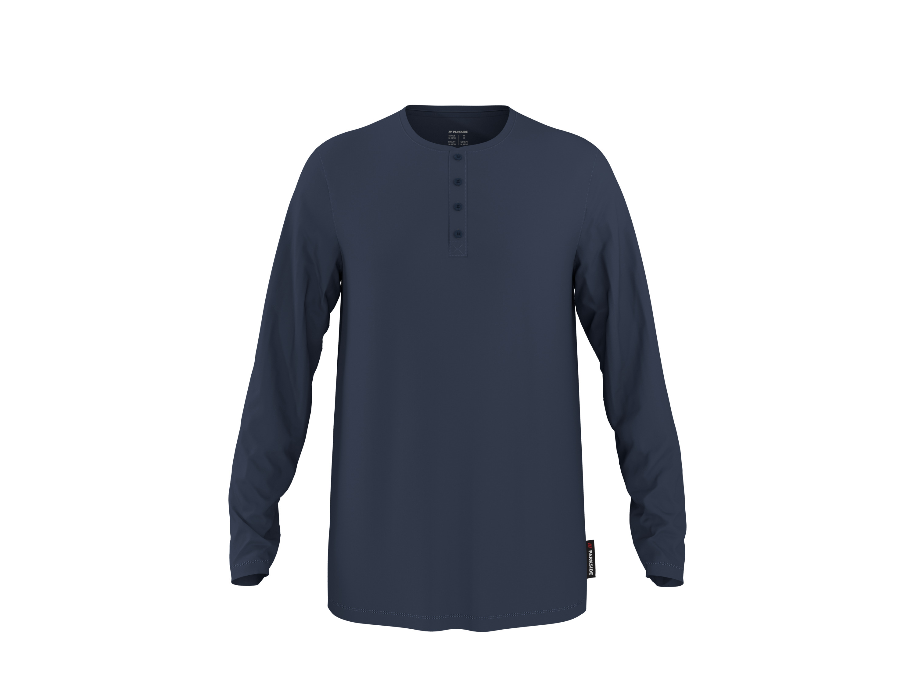 PARKSIDE® Herren Langarmshirt (Navy, S (44/46))