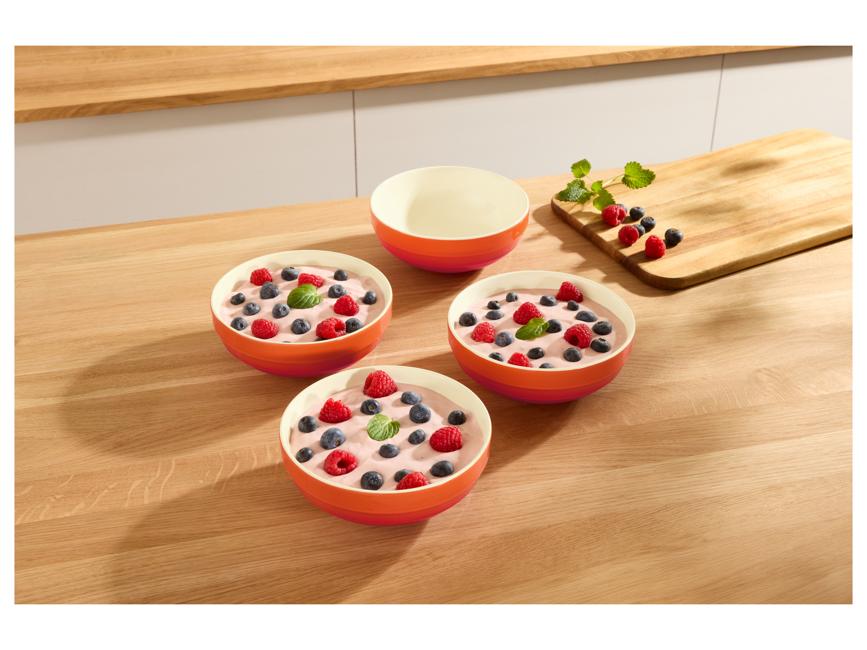 SILVERCREST® Servierschale / Snackschalen-Set (Snackschale 4er Set, Orange)