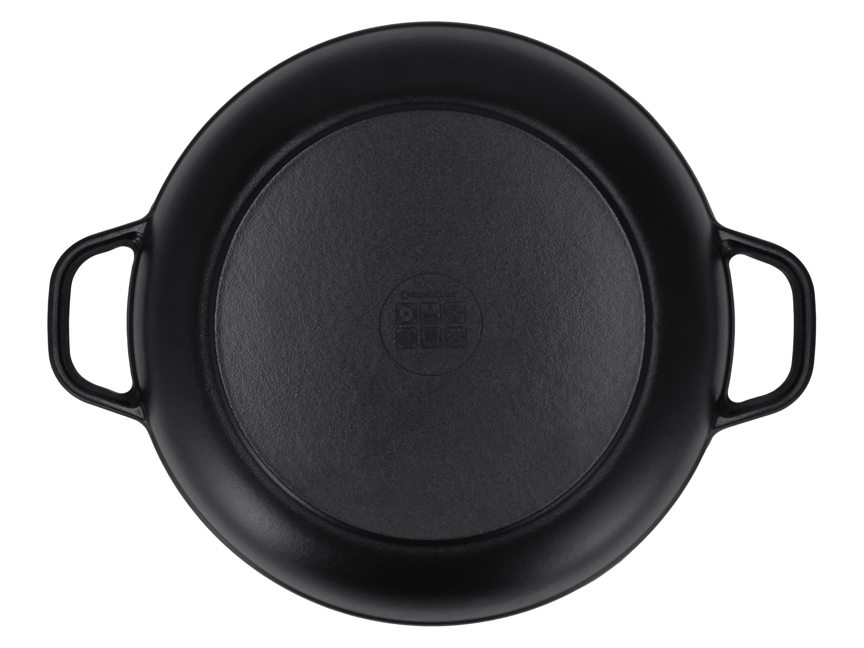 SILVERCREST® Premium-Gusseisenservierpfanne, Ø 30 cm (Schwarz) Bild 3