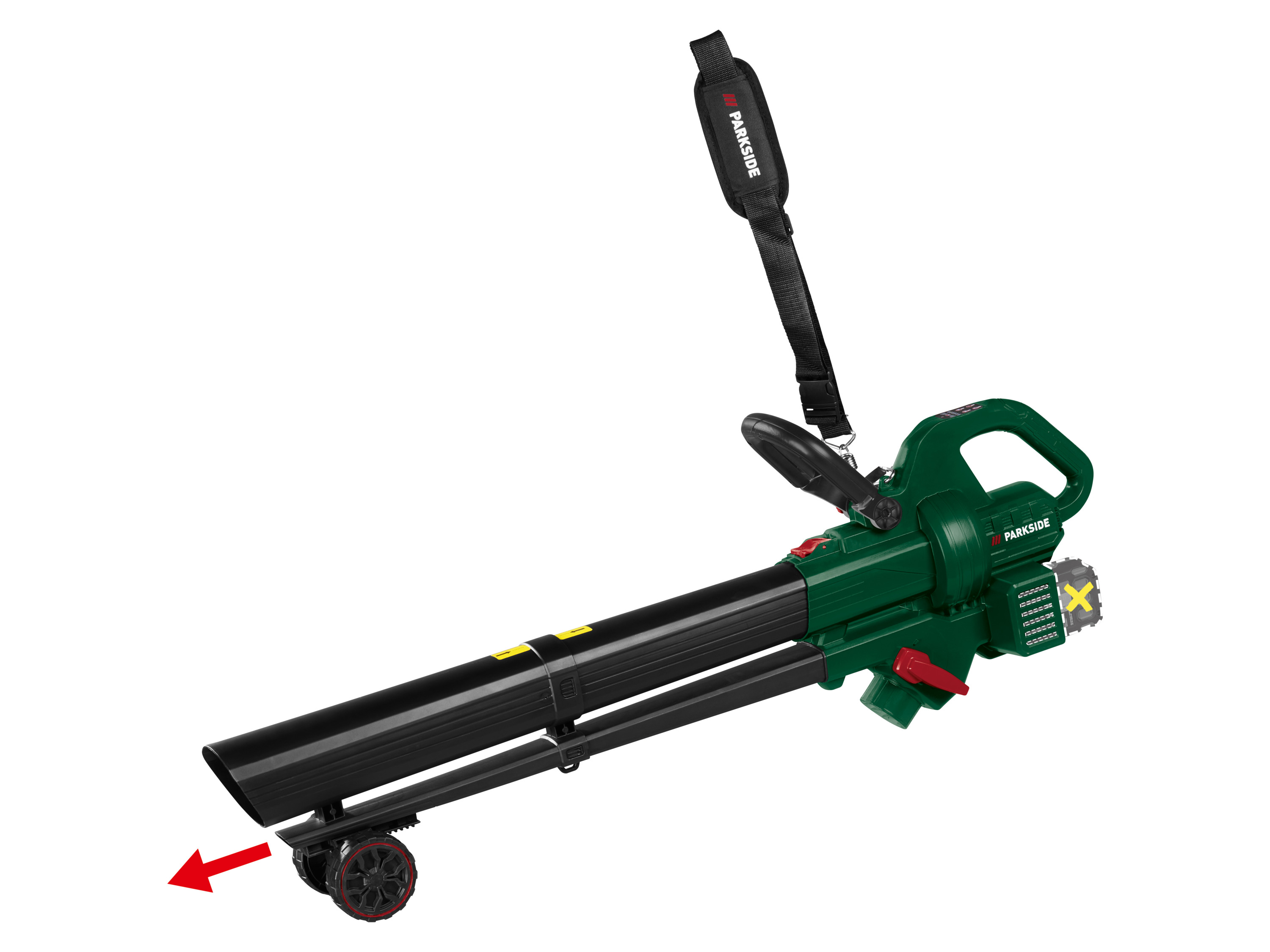 PARKSIDE® 40 V Akku-Laubsauger/-bläser »PALSB A1« ohne Akkus – ohne Ladegerät Bild 4
