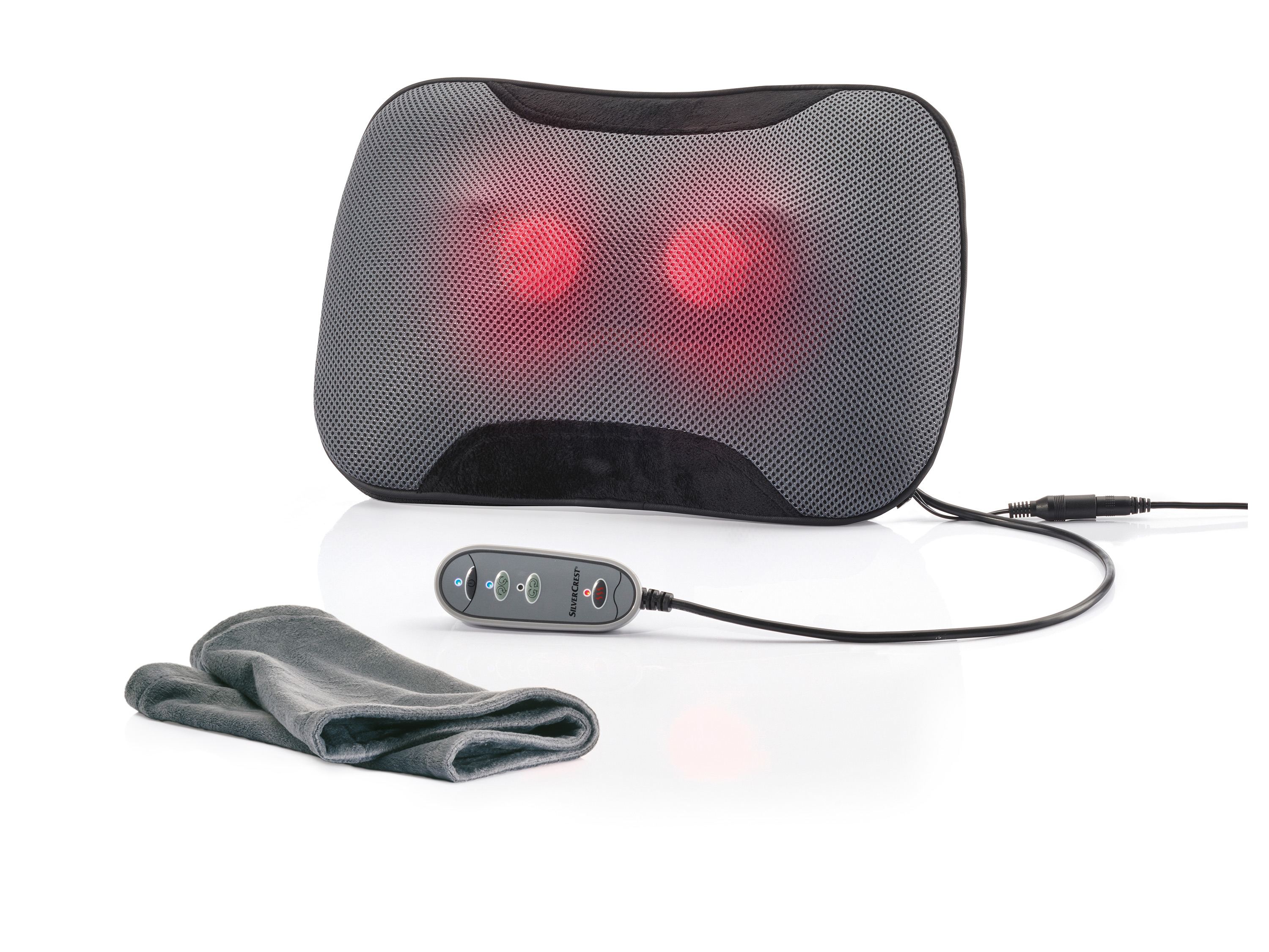 SILVERCREST® PERSONAL CARE Shiatsu Nacken- und Rückenmassagekissen SSNR 12 B3
