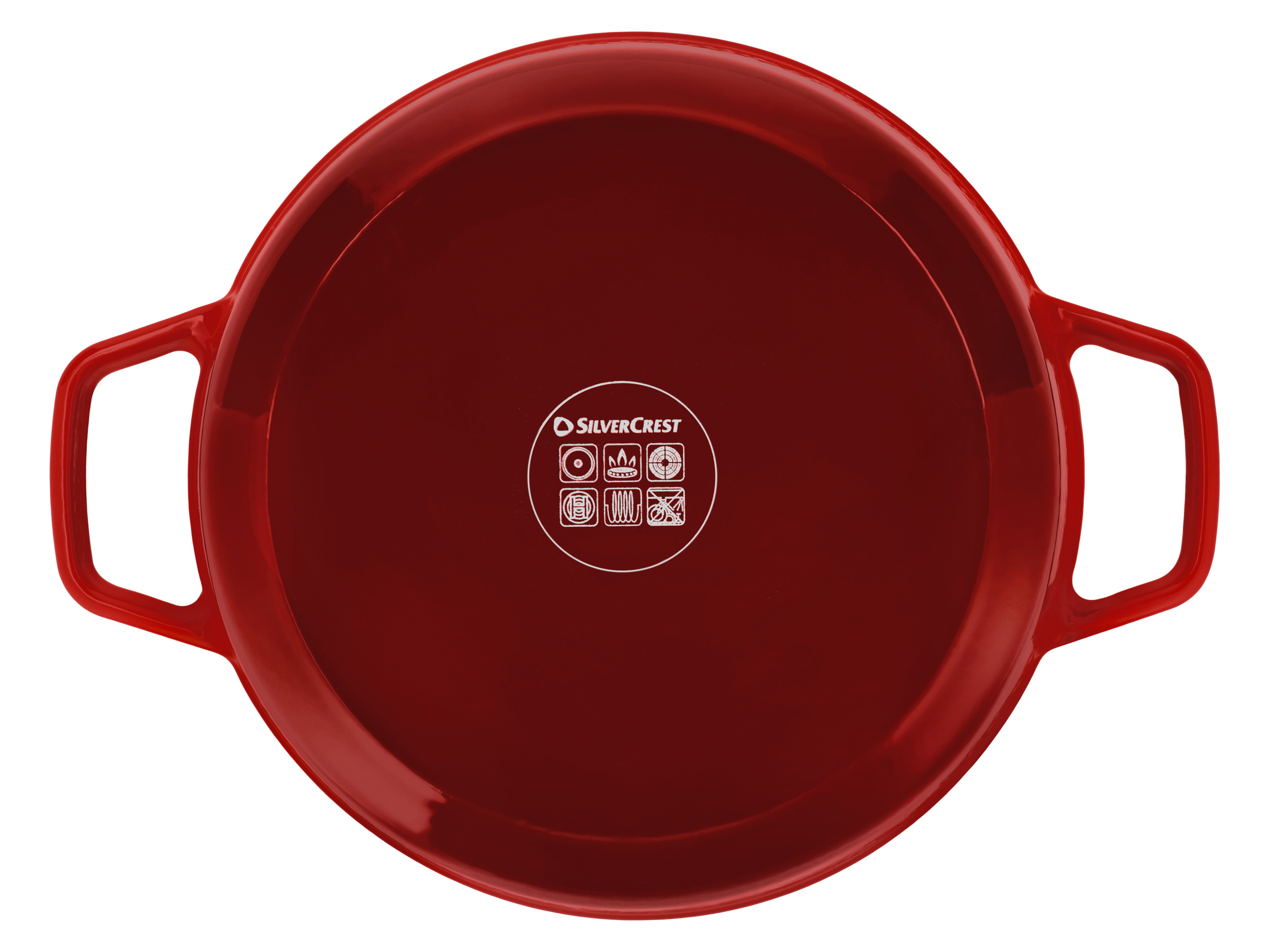 SILVERCREST® Premium Gusseisentopf, Ø 25 cm (Rot) Bild 4