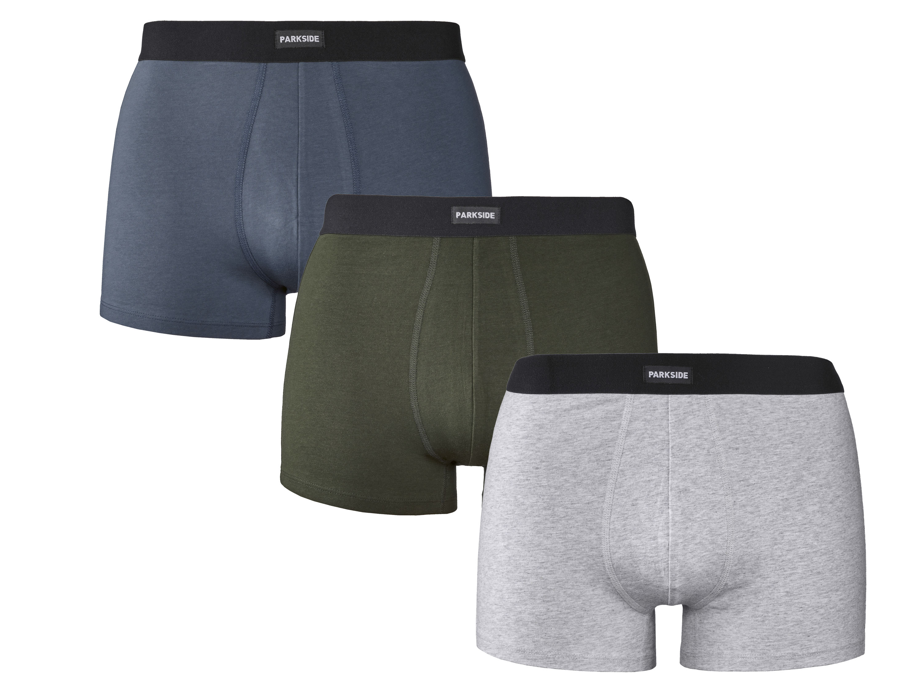 PARKSIDE® Boxer, 3 Stück (grün/blau/grau, 4/S) Bild 2