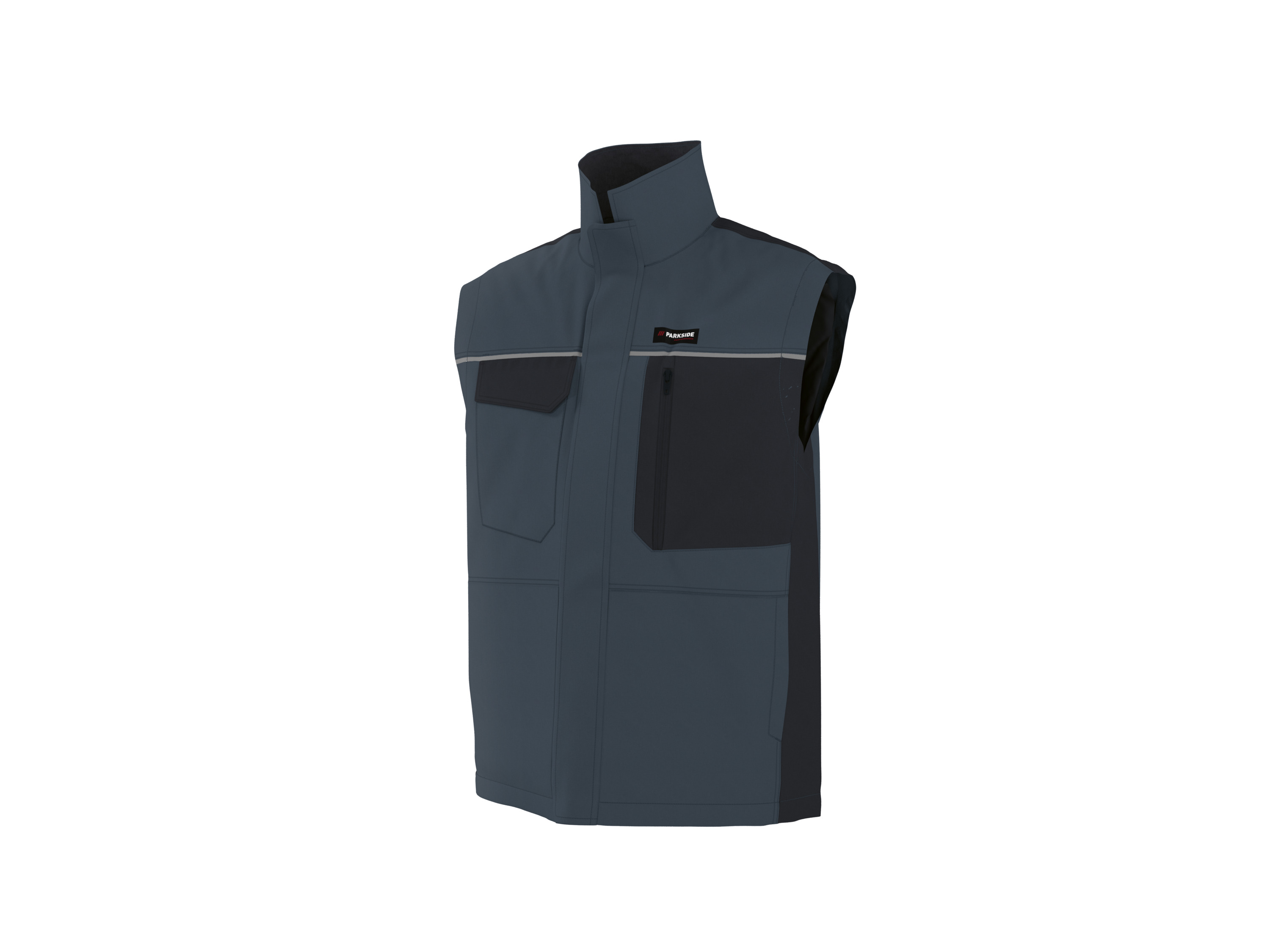 PARKSIDE PERFORMANCE® Herren Arbeitsweste (Navy, L (52/54)) Bild 3