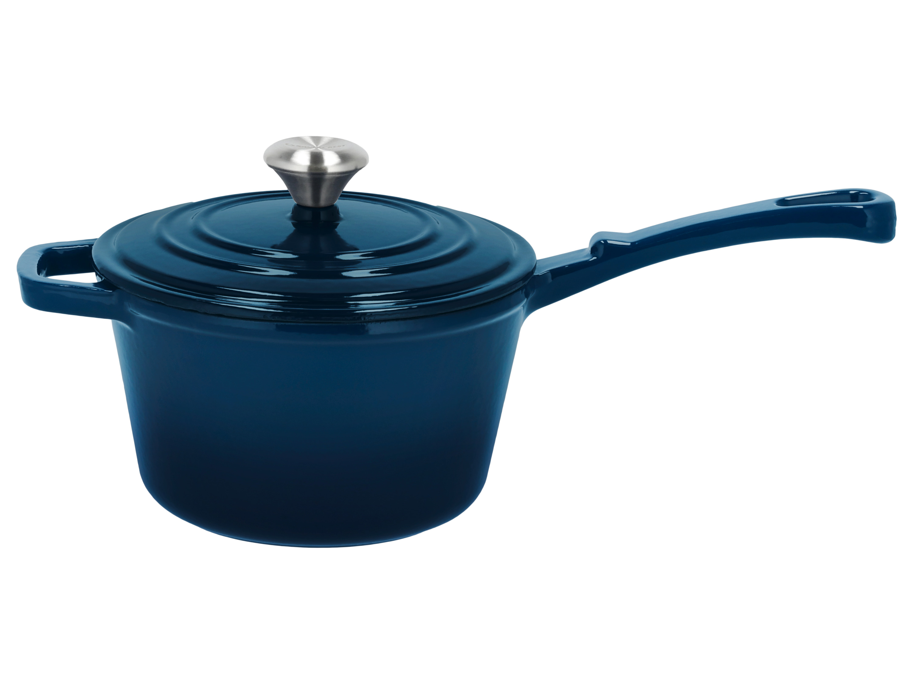 SILVERCREST® Premium Gusseisenkasserolle, Ø 18 cm (Blau) Bild 4