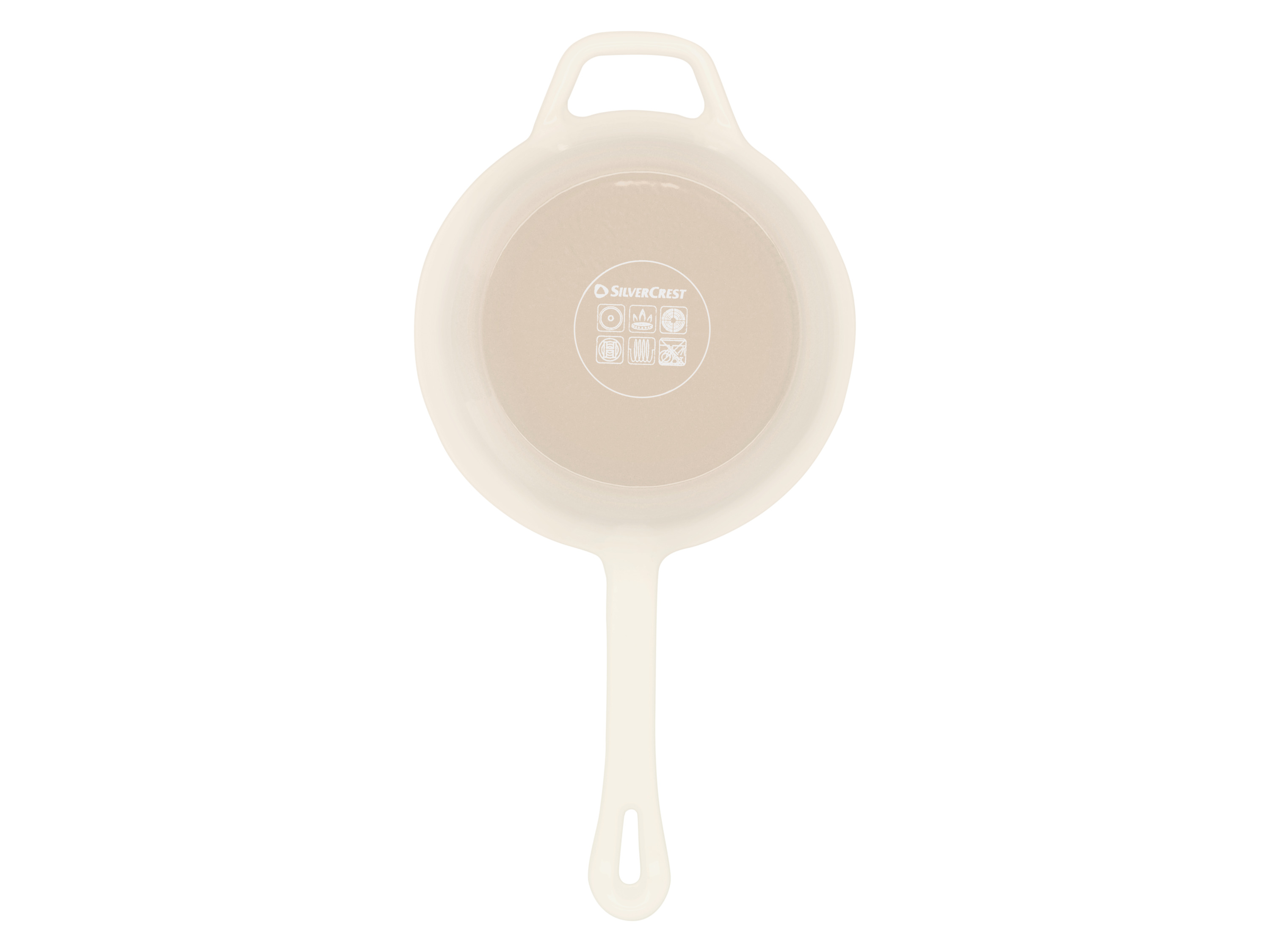 SILVERCREST® Premium Gusseisenkasserolle, Ø 18 cm (Creme) Bild 3