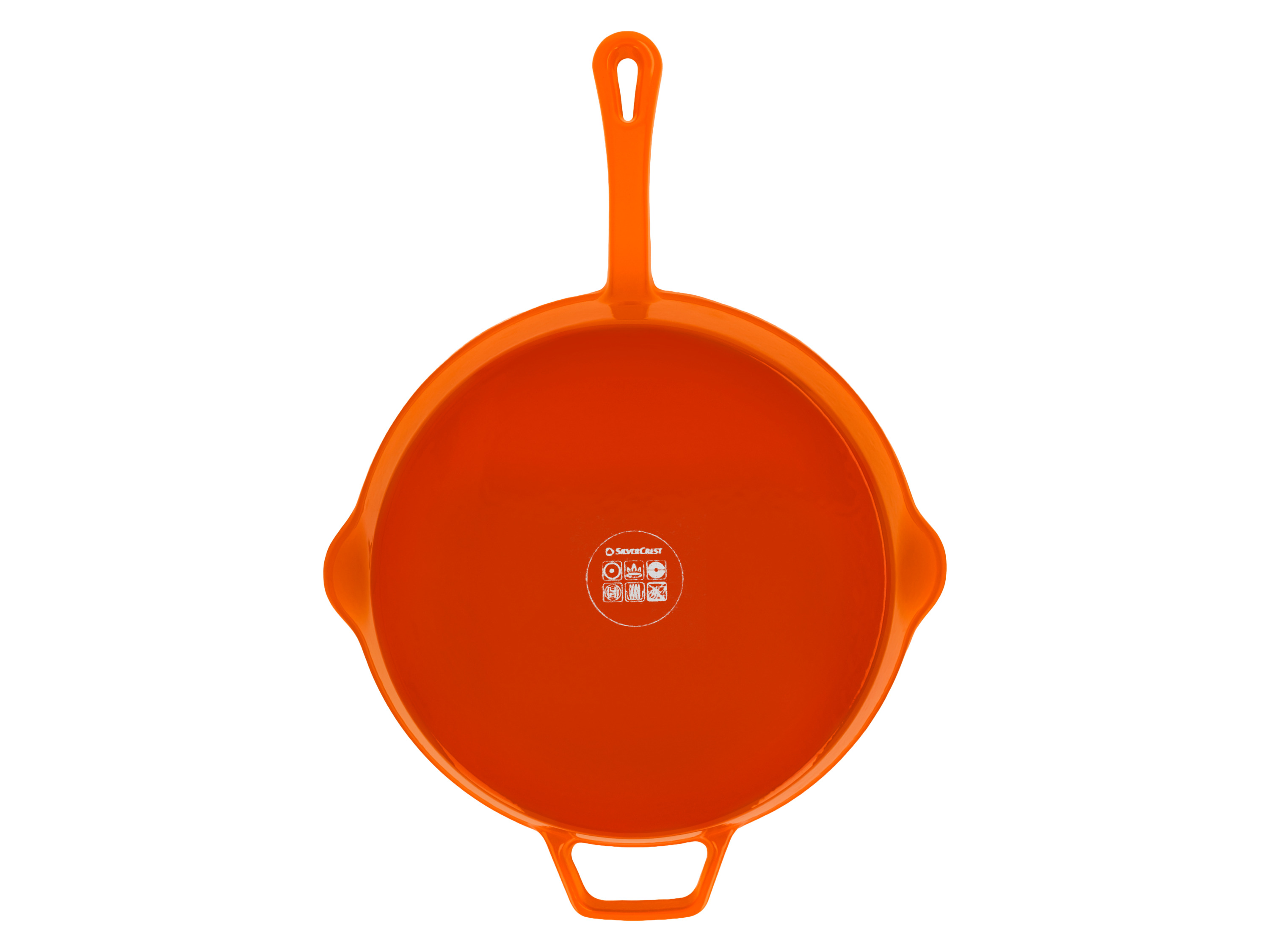 SILVERCREST® Premium-Gusseisenpfanne, Ø 30 cm (Orange) Bild 3