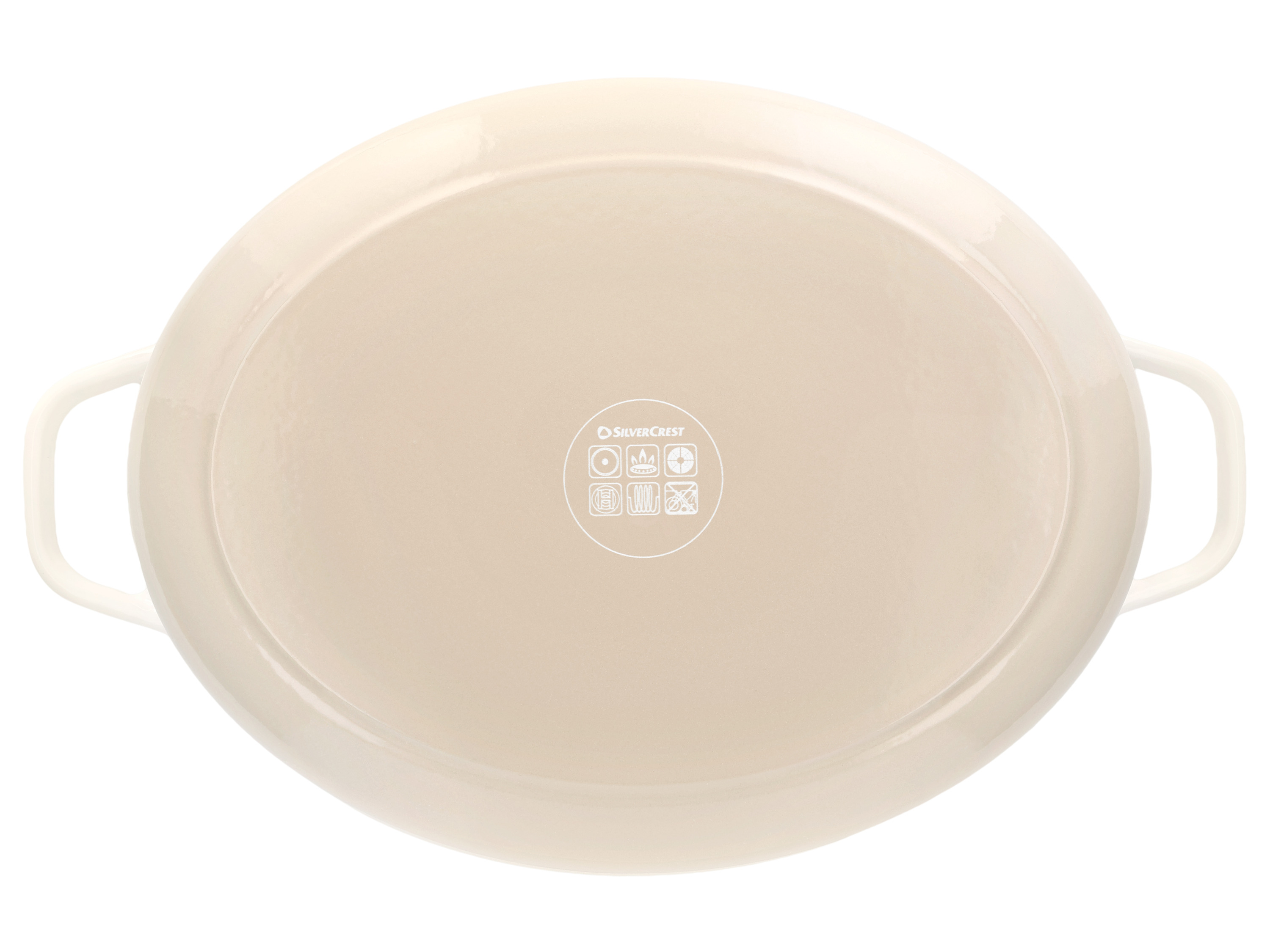 SILVERCREST® Premium-Gusseisenbräter, ca. 7,1 l (Beige) Bild 2