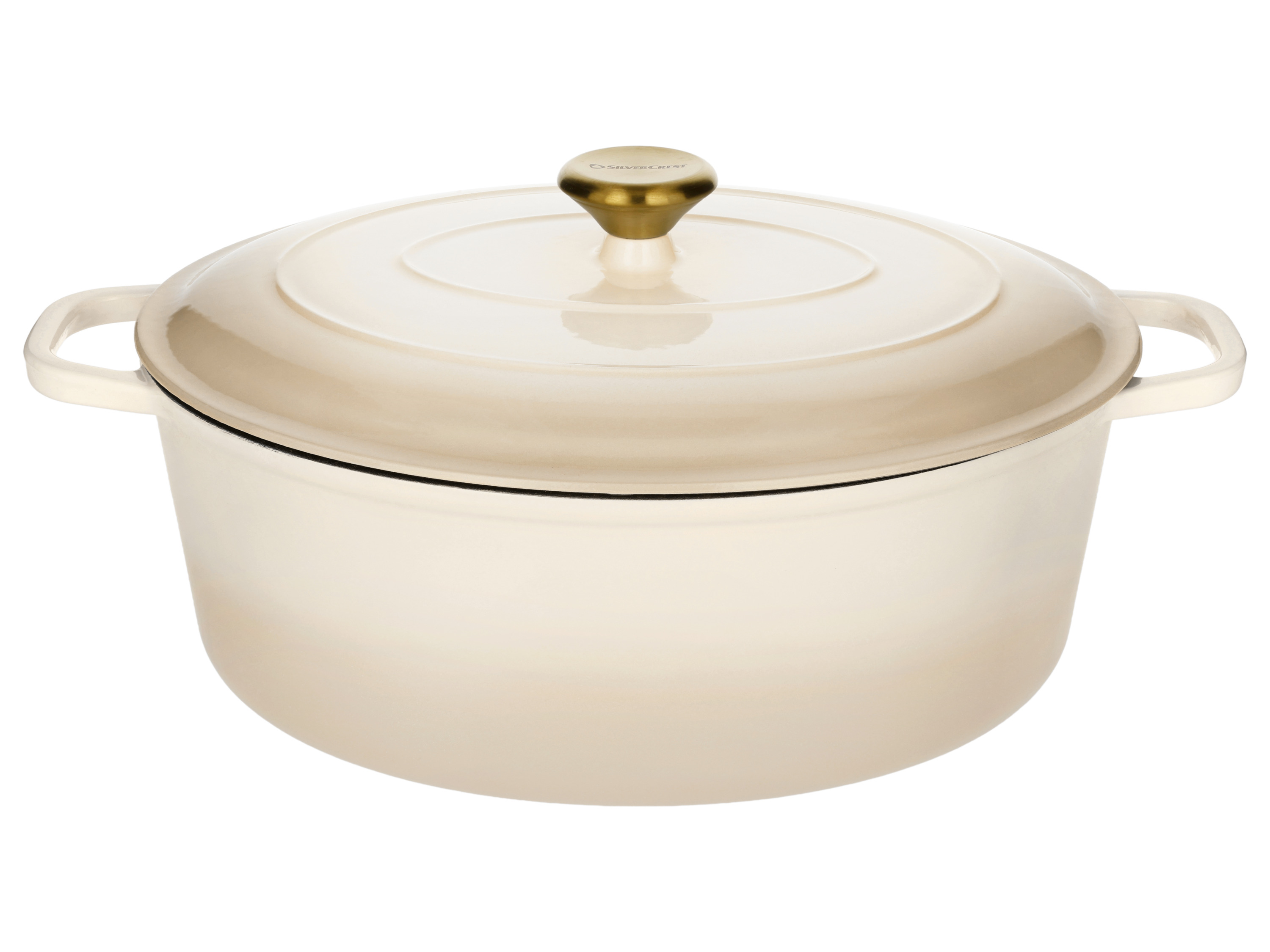 SILVERCREST® Premium-Gusseisenbräter, ca. 7,1 l (Beige) Bild 3