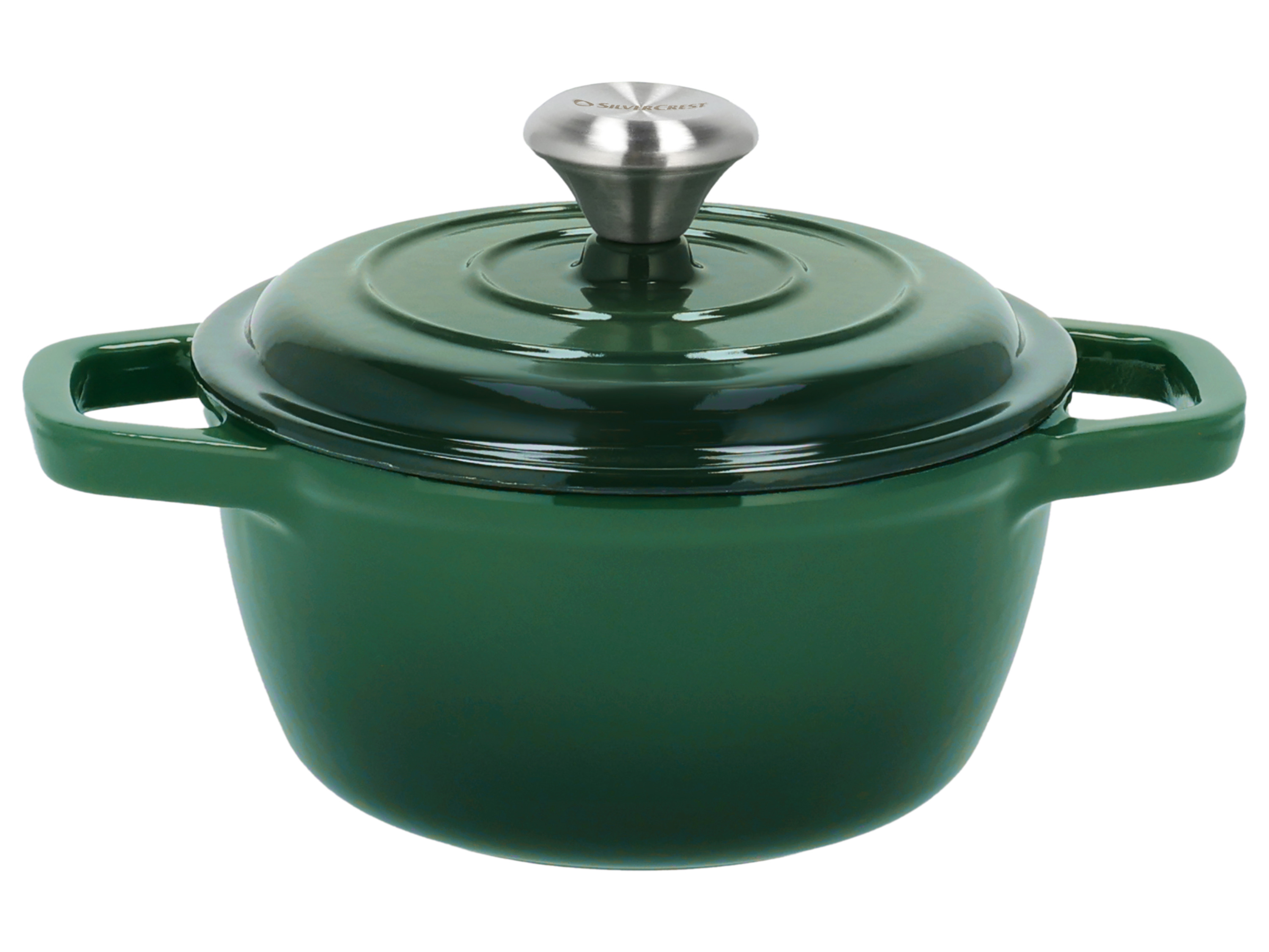 SILVERCREST® Premium Gusseisentopf, Ø 16 cm (Grün) Bild 2
