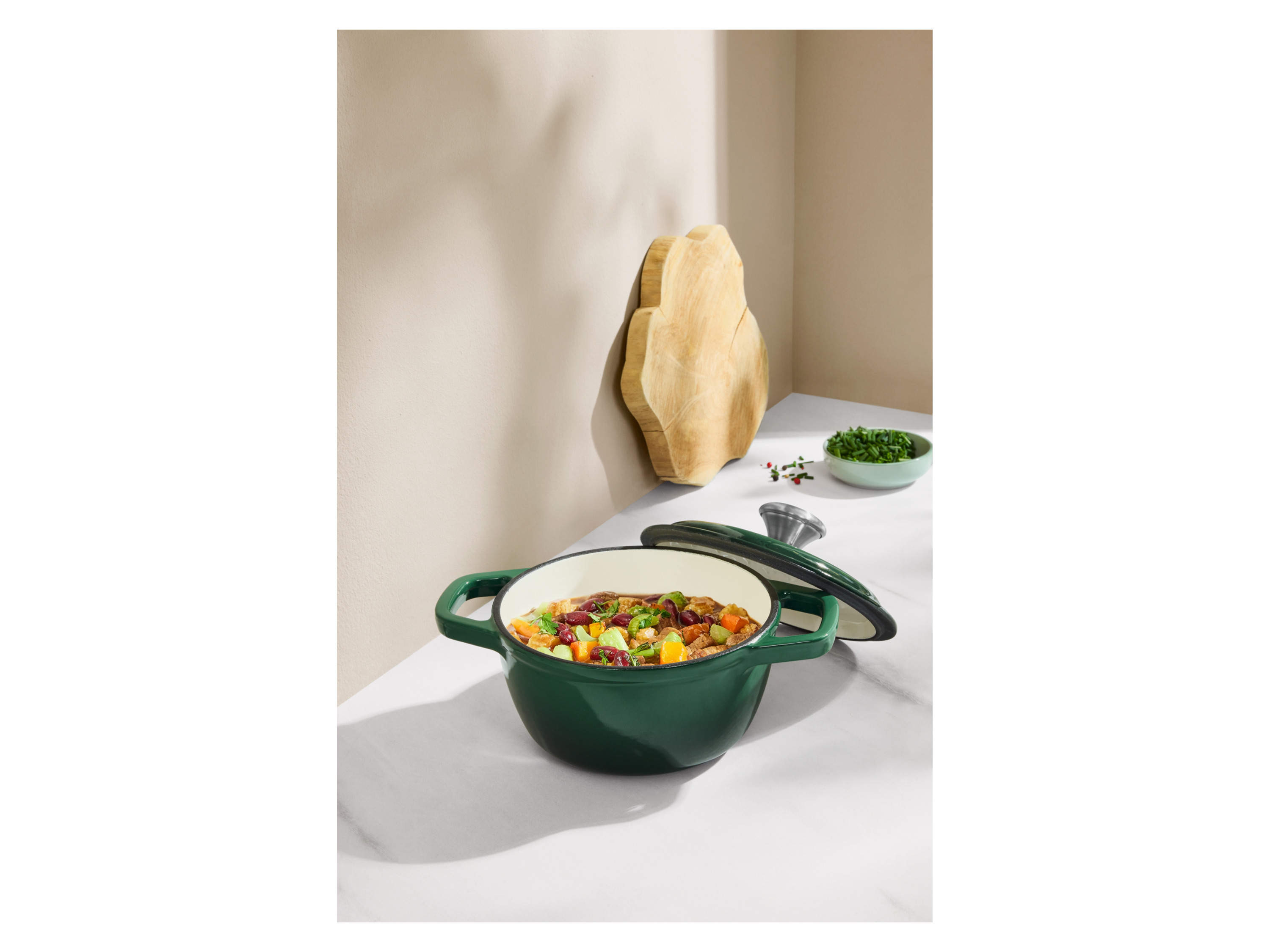 SILVERCREST® Premium Gusseisentopf, Ø 16 cm (Grün) Bild 3