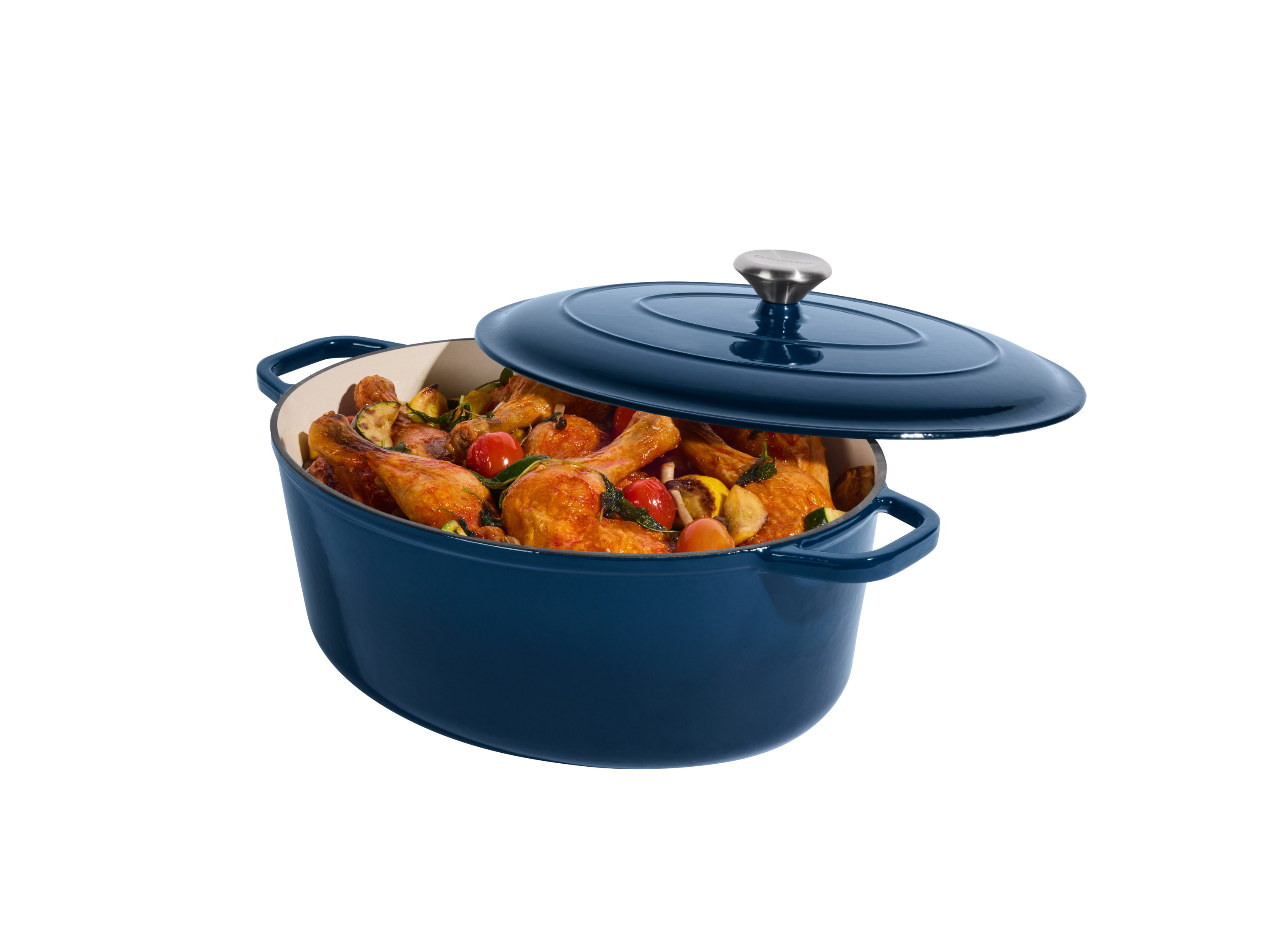 SILVERCREST® Premium-Gusseisenbräter, ca. 7,1 l (Blau)