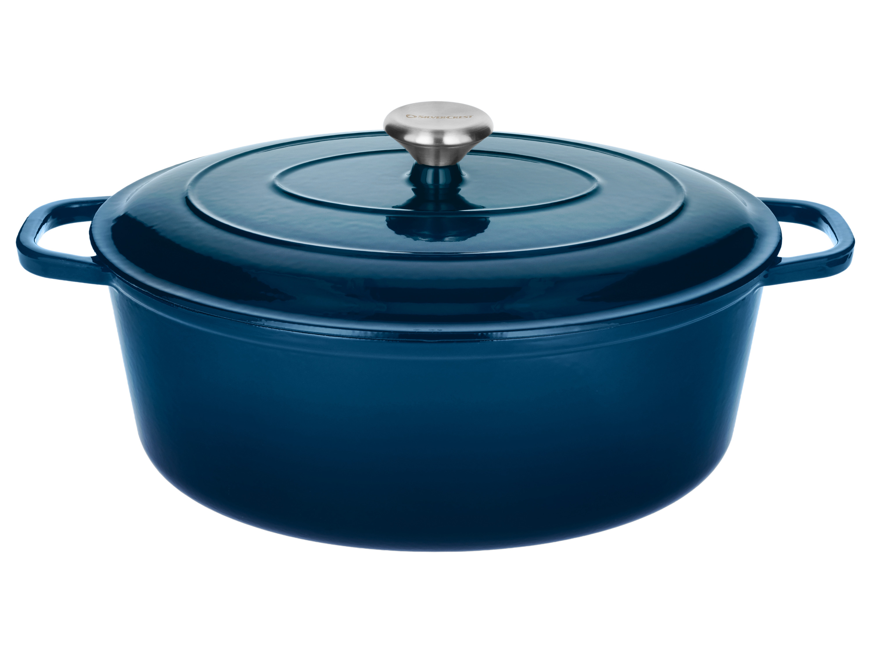 SILVERCREST® Premium-Gusseisenbräter, ca. 7,1 l (Blau) Bild 2