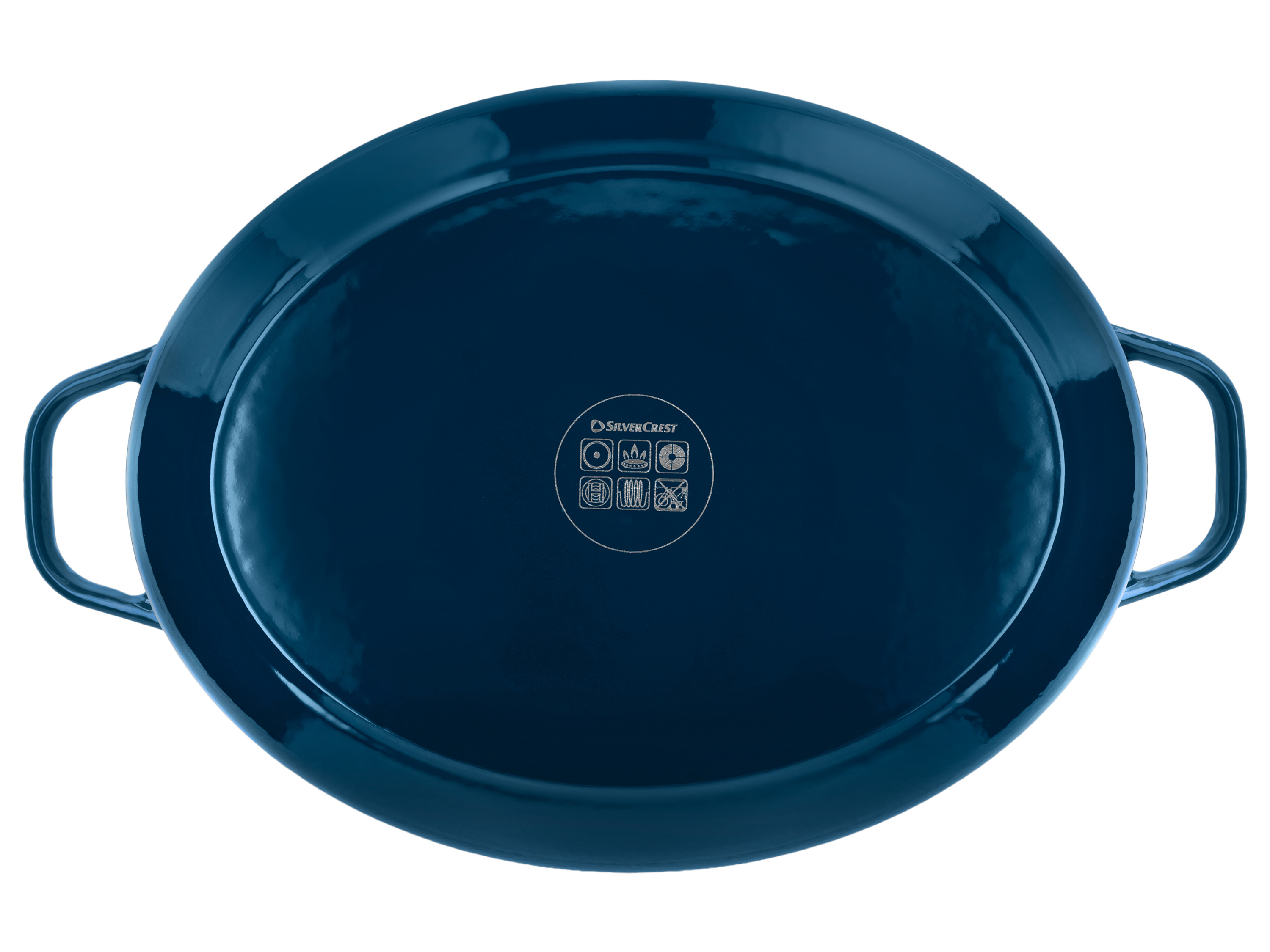 SILVERCREST® Premium-Gusseisenbräter, ca. 7,1 l (Blau) Bild 3