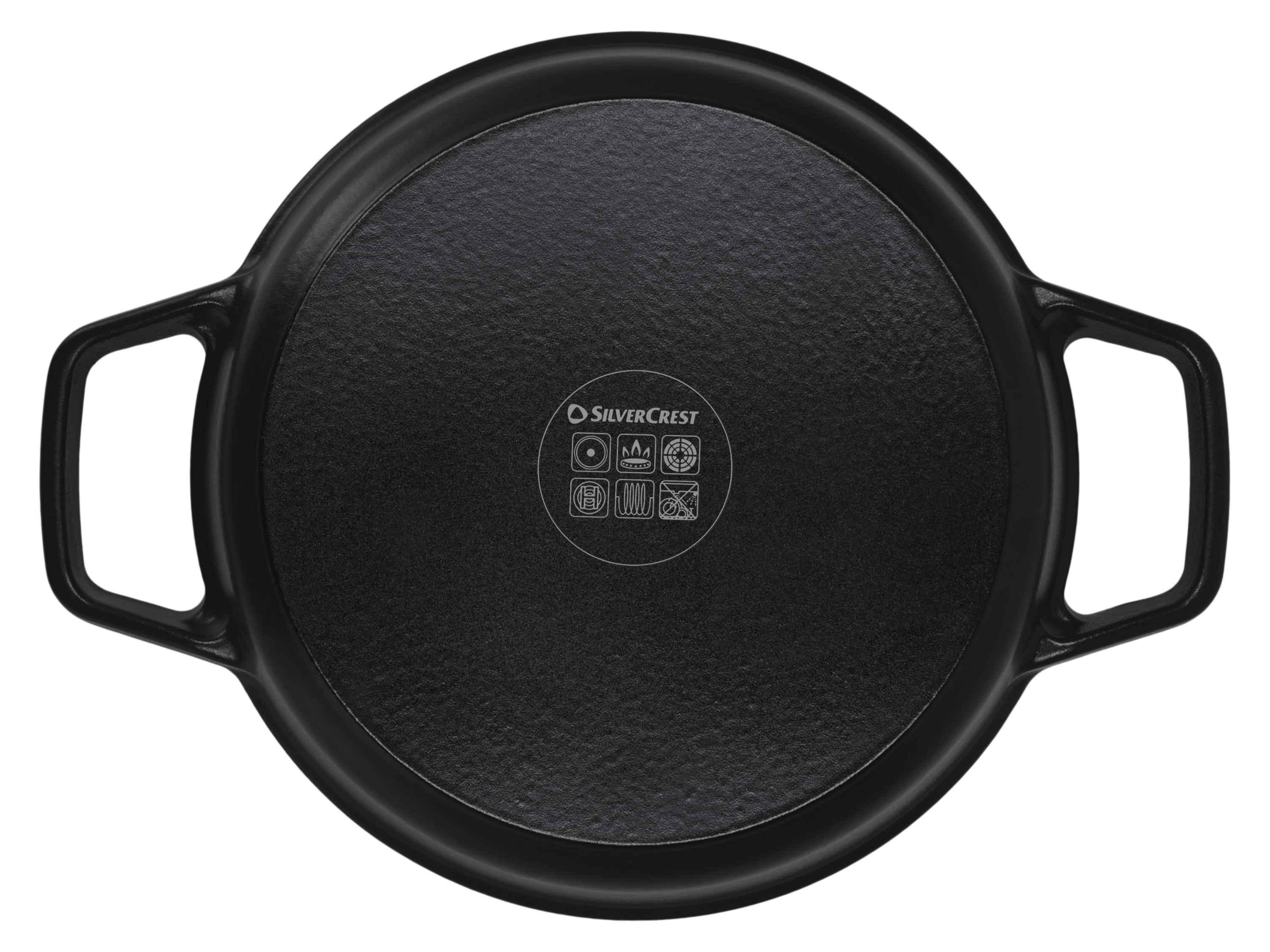 SILVERCREST® Premium-Gusseisentopf-Set, 1,9 l / 2,9 l / 4,2 l (Schwarz) Bild 4