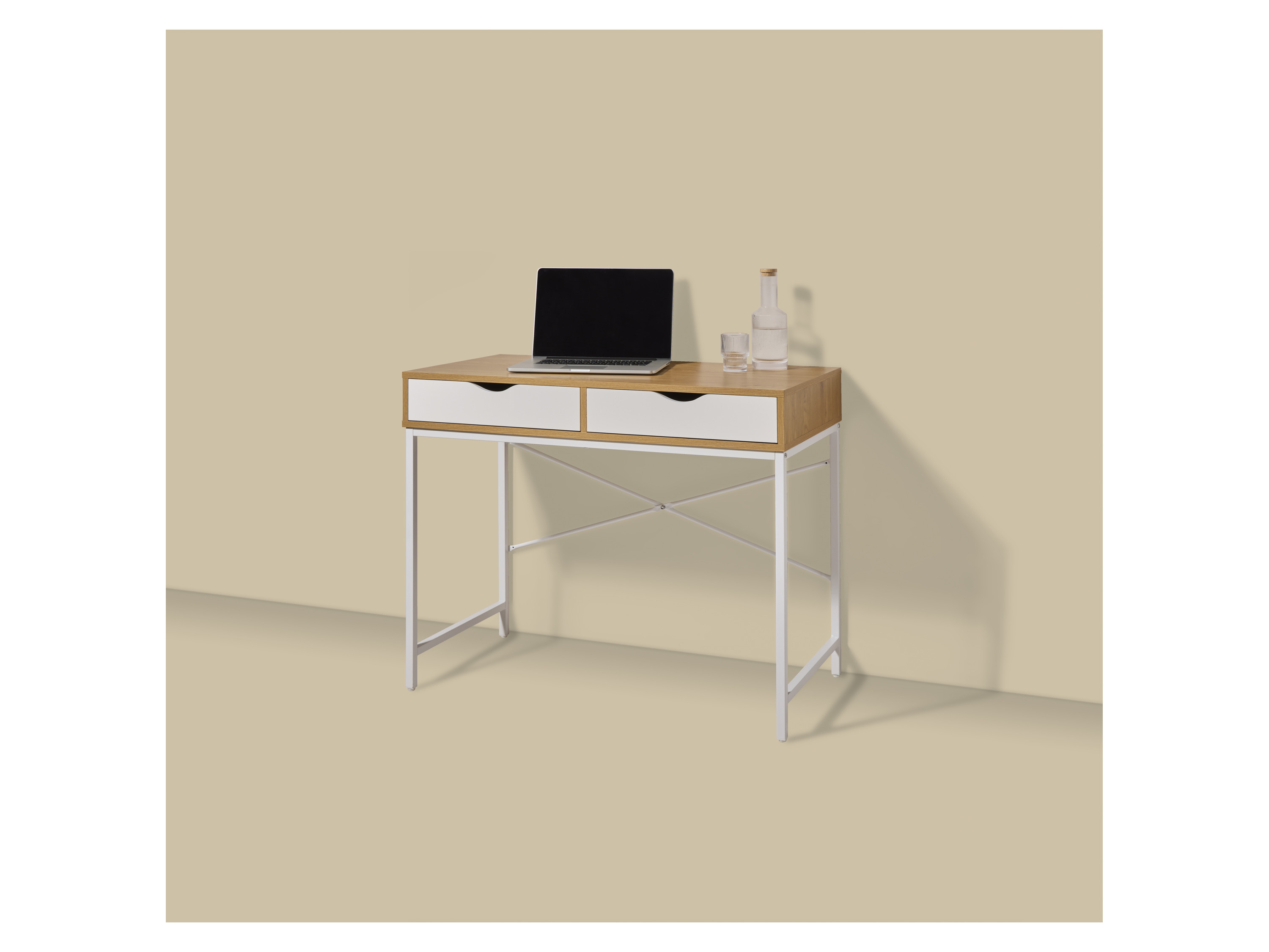 LIVARNO® Schreibtisch mit 2 Schubladen Bild 3