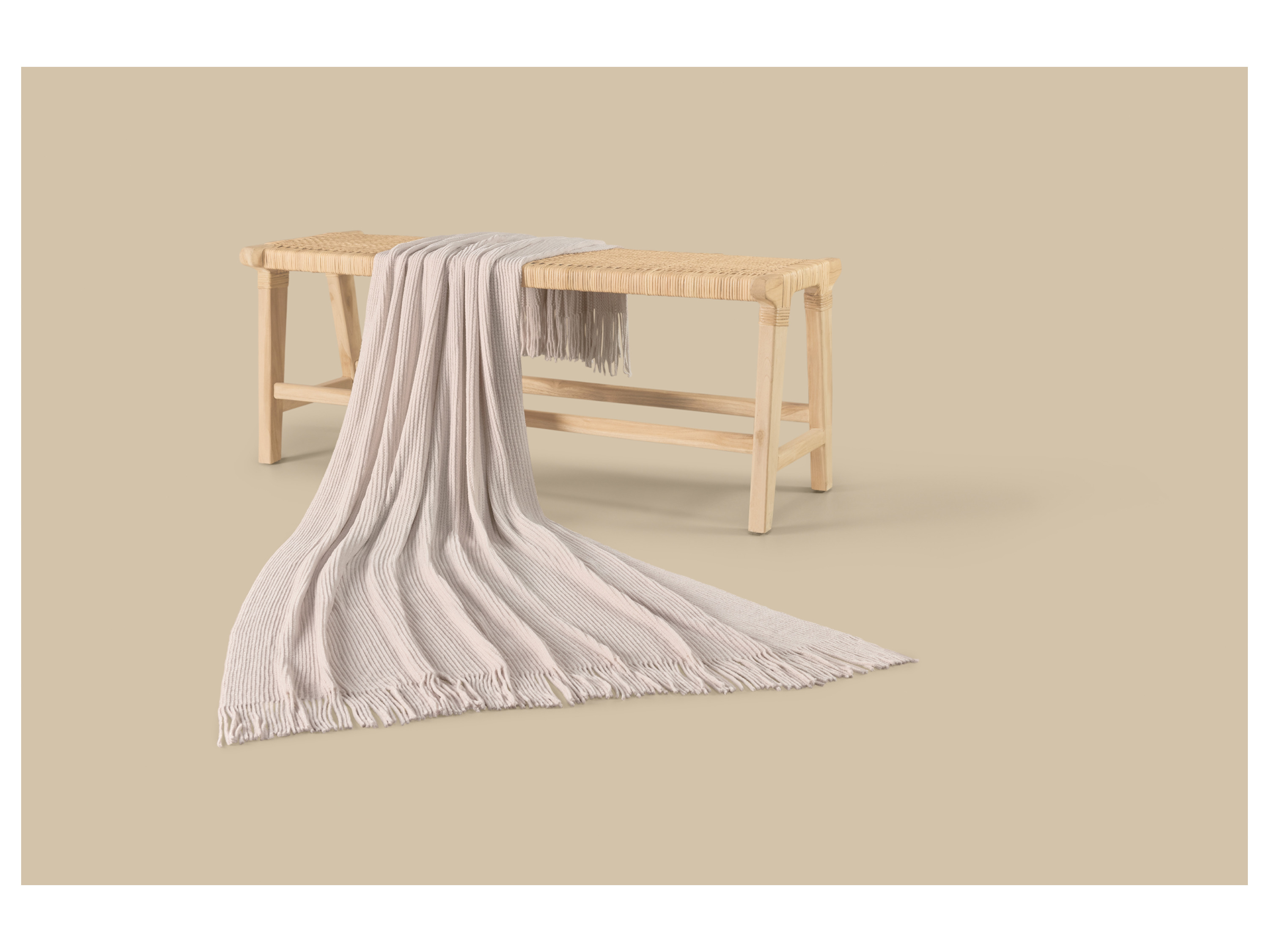 LIVARNO® Kuscheldecke, 130 x 170 cm (Beige)