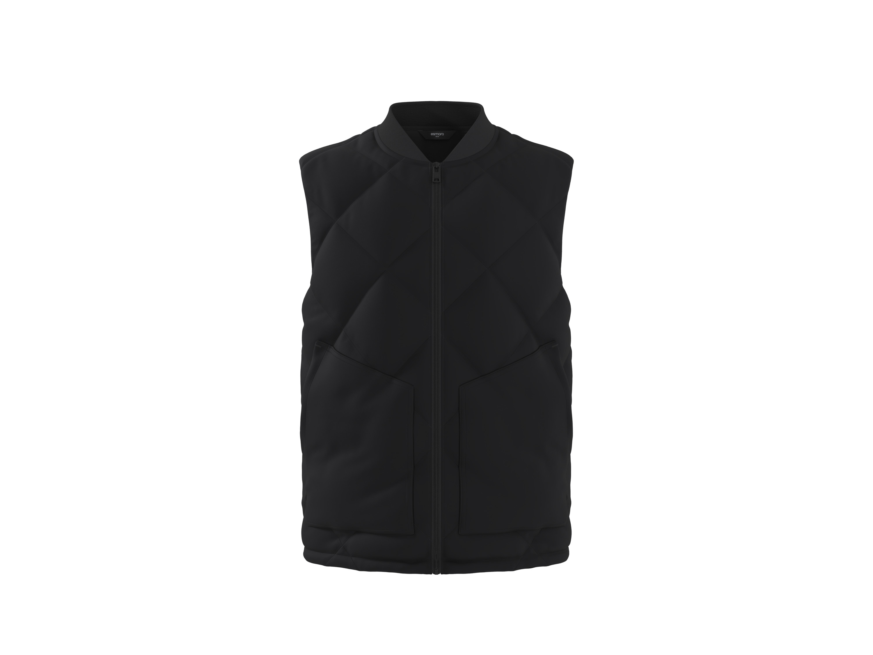ESMARA MEN Herren Lightweight-Weste (Schwarz, XXL (60/62)) Bild 3